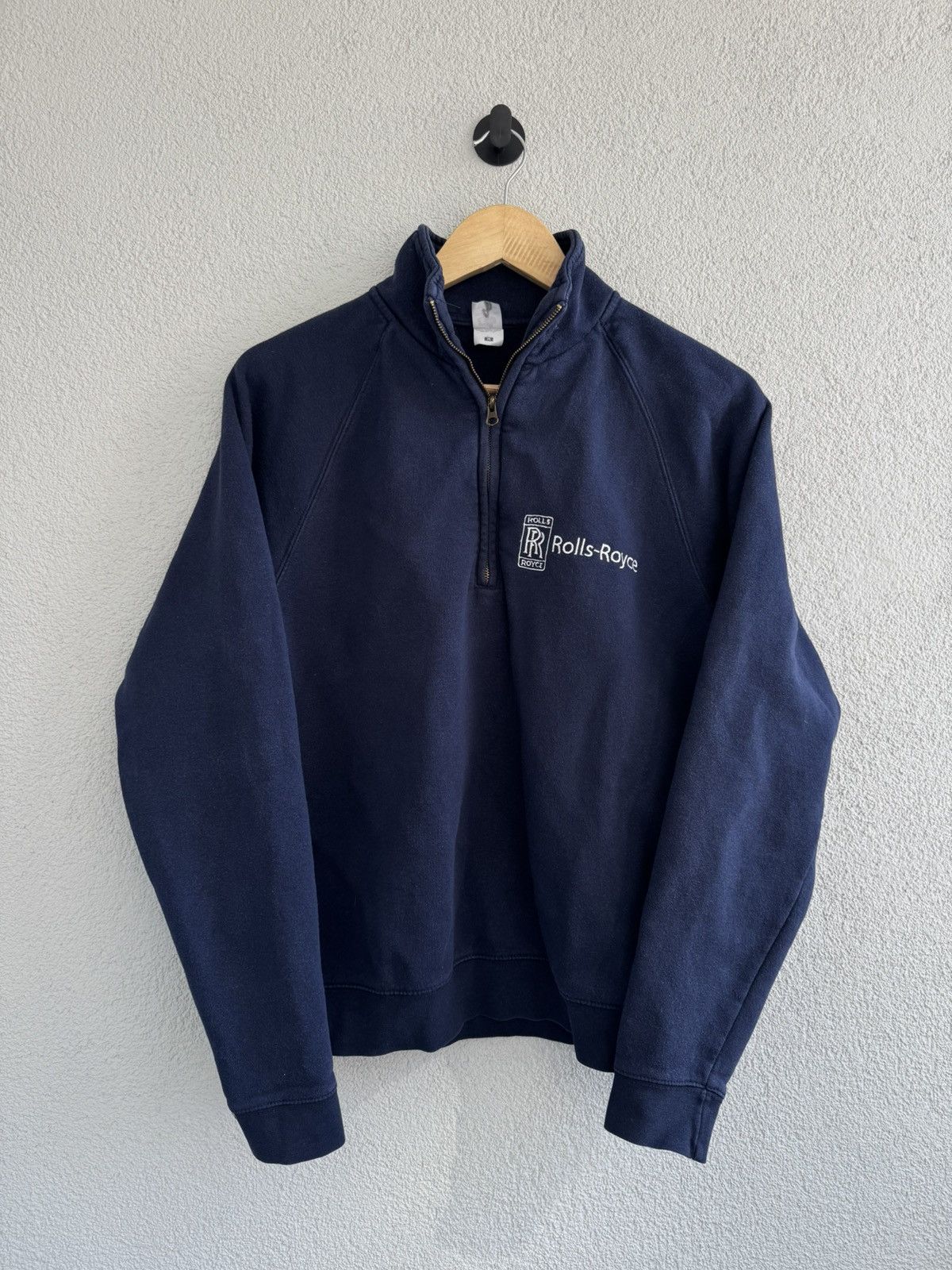 Vintage Rolls-Royce Logo Sweatshirt Vintage Size US M / EU 48-50 / 2 - 5 Thumbnail