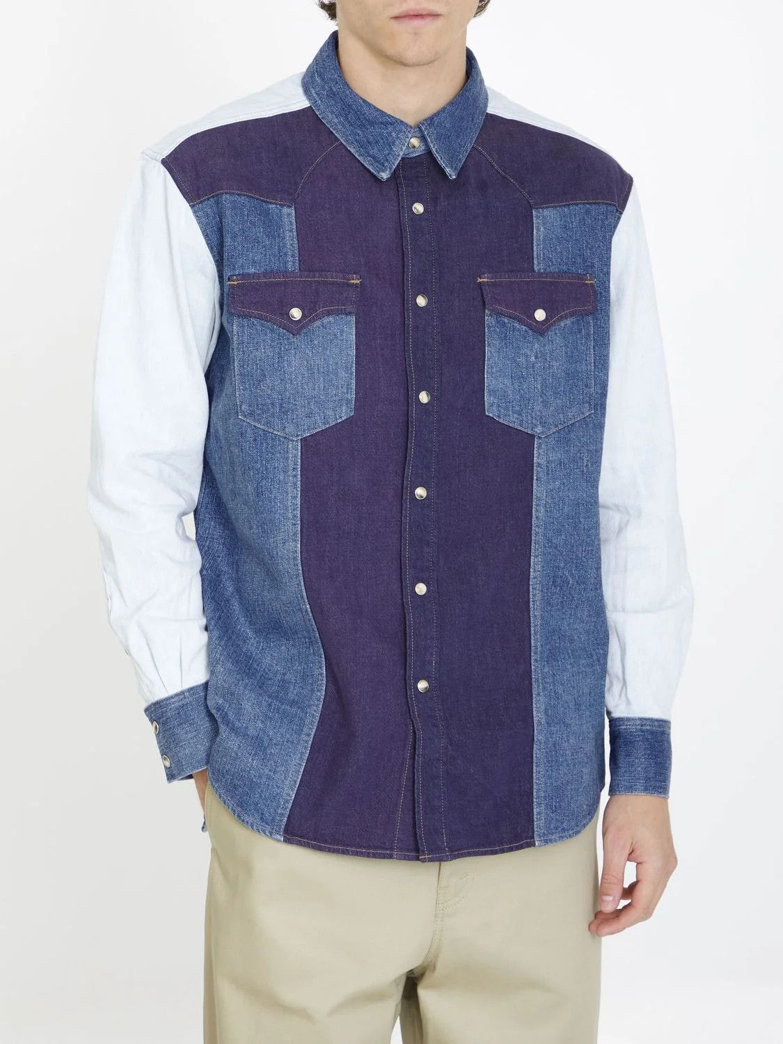 o1y1024 Denim Shirt in Multicolor