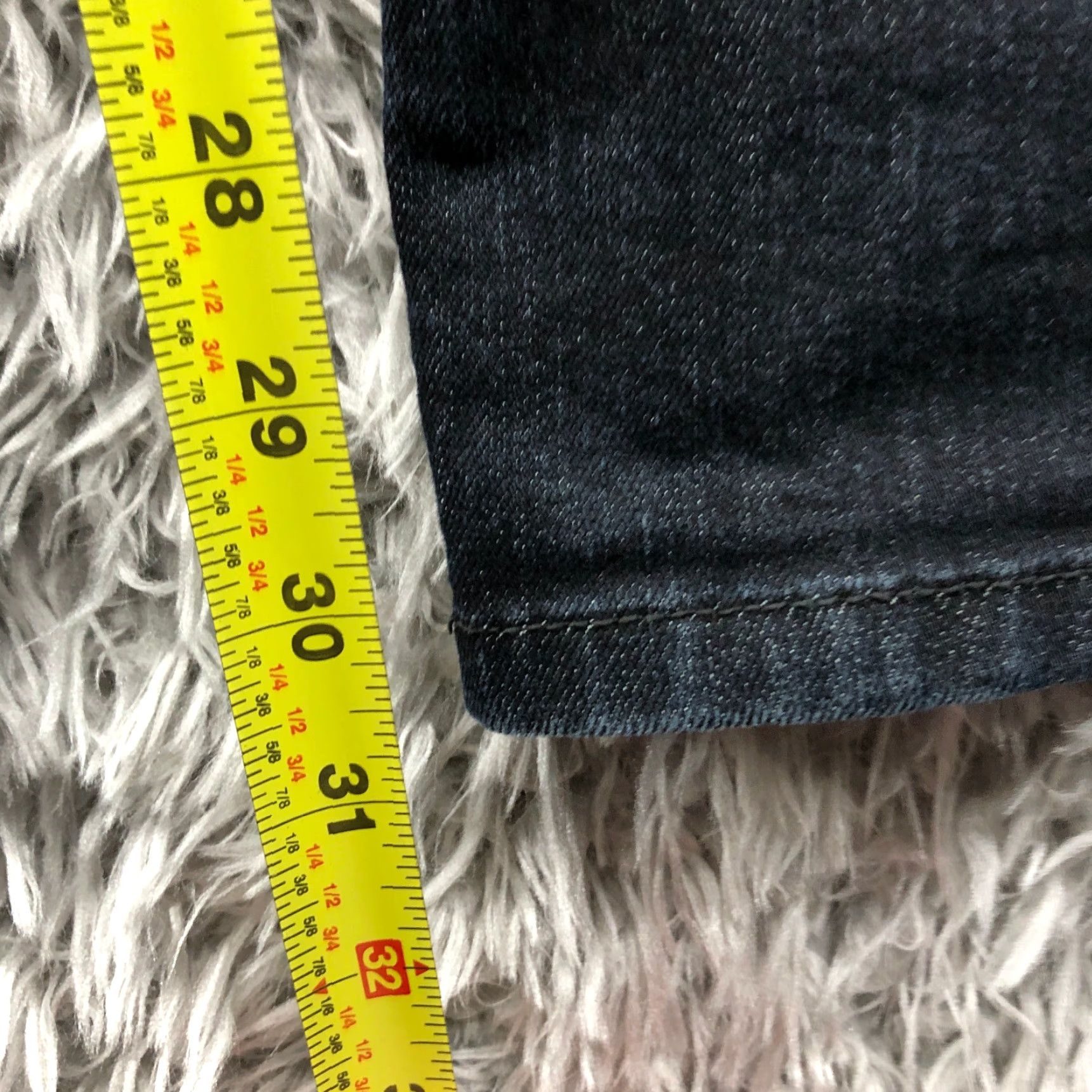 Vintage The Limited Jeans Womens 10 Mid Rise Dark Wash Blue Denim Straight Size 32" / US 10 / IT 46 - 3 Thumbnail