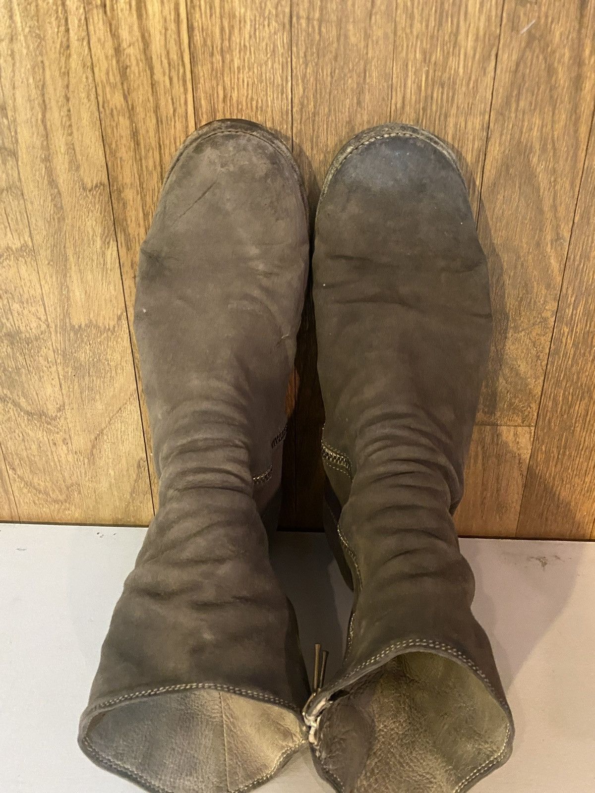 Guidi Guidi boots grey 43 zipper suede Size US 10 / EU 43 - 2 Thumbnail