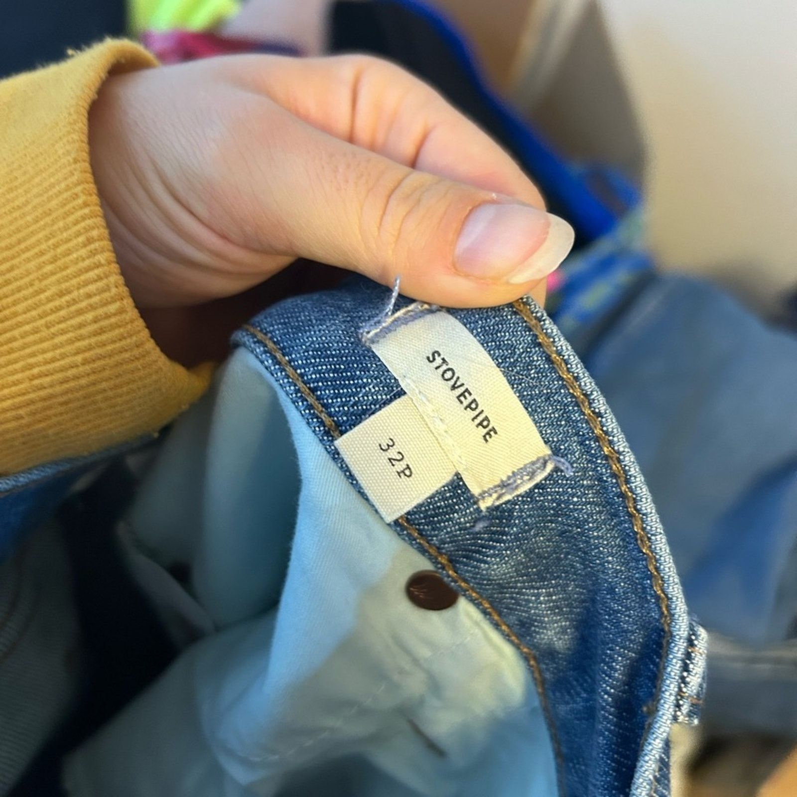 Madewell Madewell Stovepipe Jeans in Euclid Wash Size 32" / US 10 / IT 46 - 4 Thumbnail