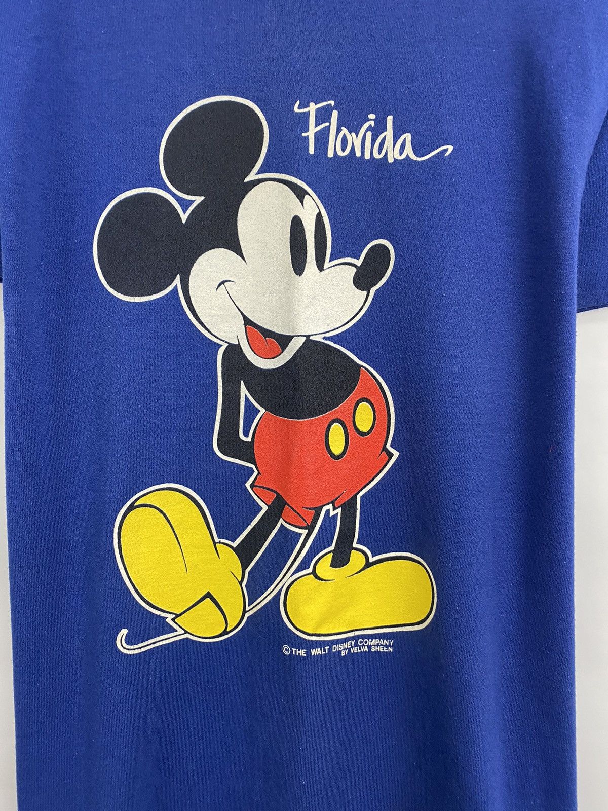 Disney 🇺🇸 Vintage 80s Mickey Mouse Florida Made in USA T-Shirt Size US M / EU 48-50 / 2 - 3 Thumbnail