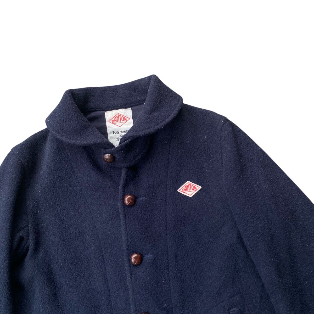 Danton Danton Wool Fleece Cashmere Shawl Collar Jacket Size US M / EU 48-50 / 2 - 7 Thumbnail