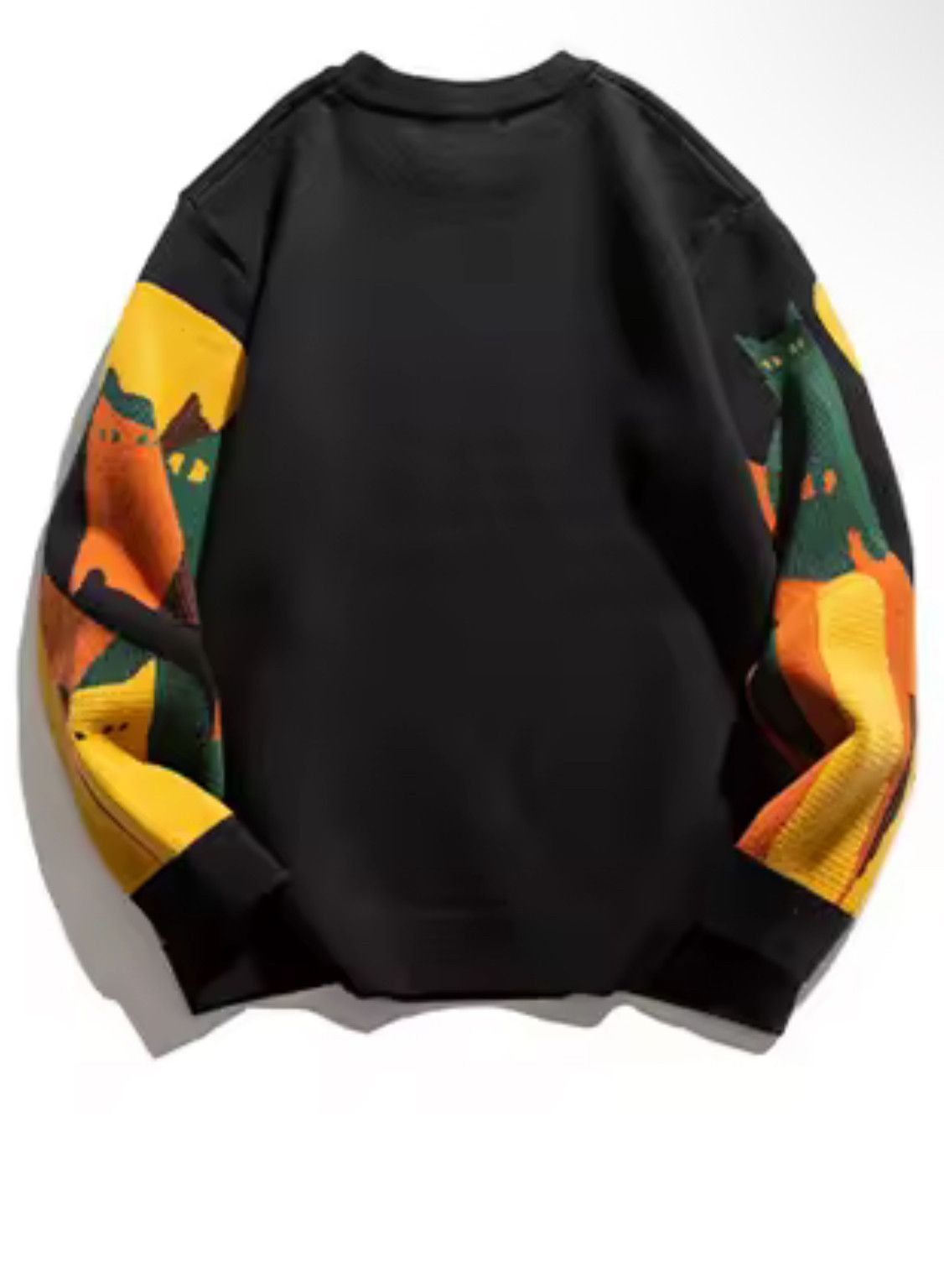 Other High Street Fashion Punk Y2K Cat Paint Sweater Size US L / EU 52-54 / 3 - 2 Thumbnail