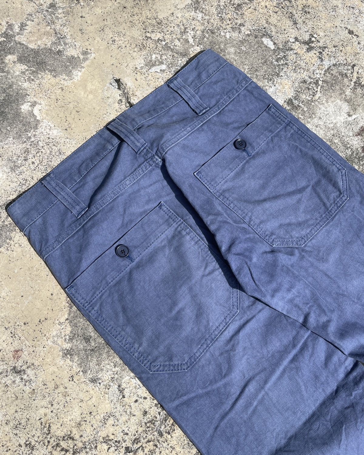 Comme des Garcons Tricot CDG Military Wide Leg Pants Canvas Size US 33 - 4 Thumbnail