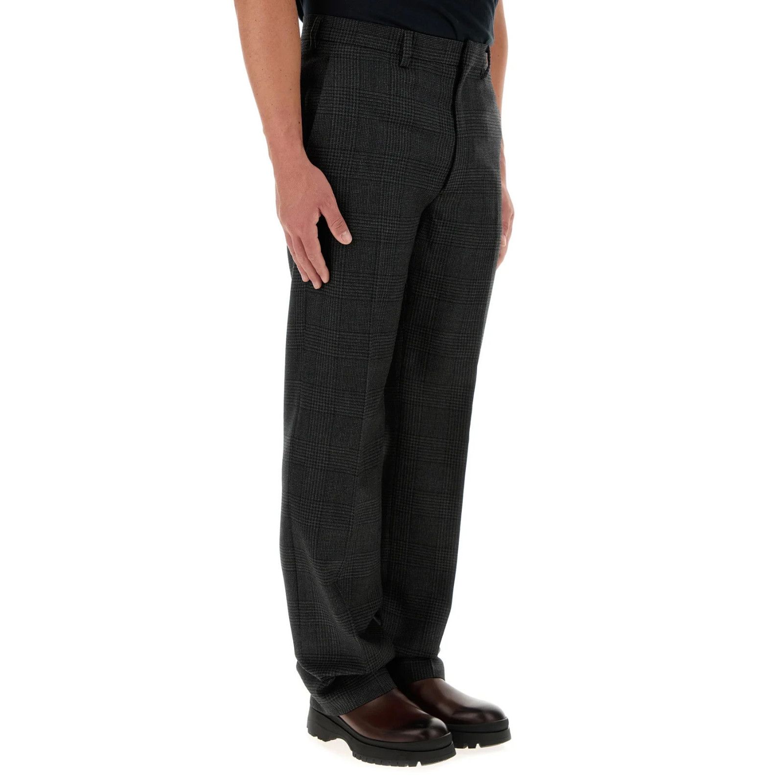 Prada PRADA Embroidered Wool Pants New & Authentic (Men's size:US Size US 36 / EU 52 - 3 Thumbnail