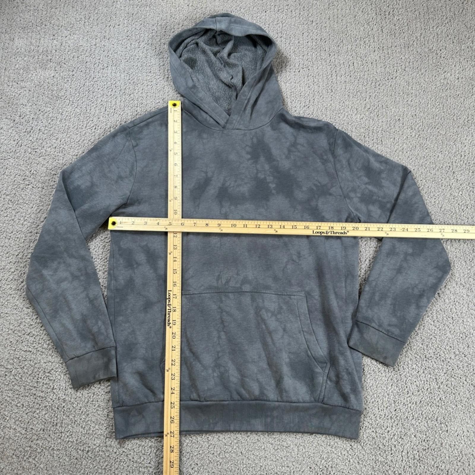 Gap GAP Men Gray Tie Dye Hoodie Sweatshirt Small Hooded Washed Size US S / EU 44-46 / 1 - 2 Thumbnail