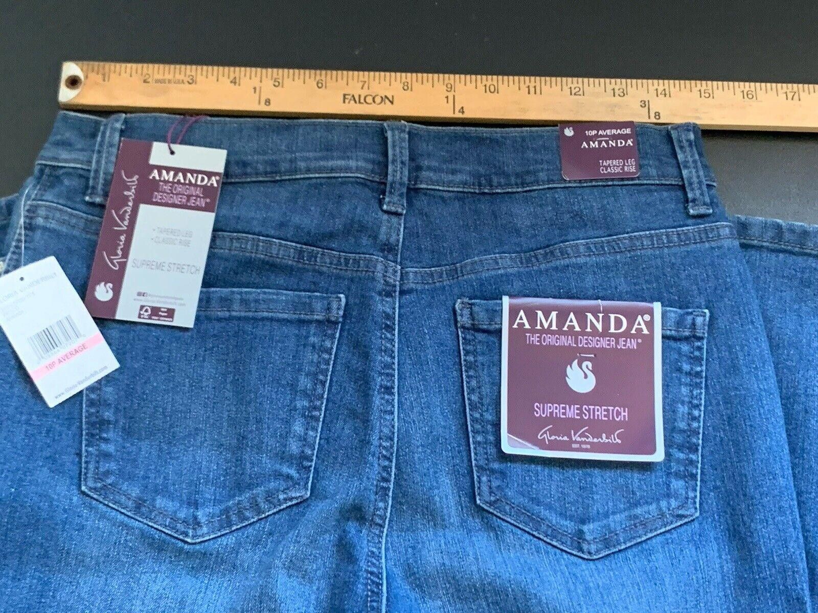 Gloria Vanderbilt Gloria Vanderbilt Jeans Amanda Tapered Leg Classic Rise Size 32" / US 10 / IT 46 - 6 Thumbnail