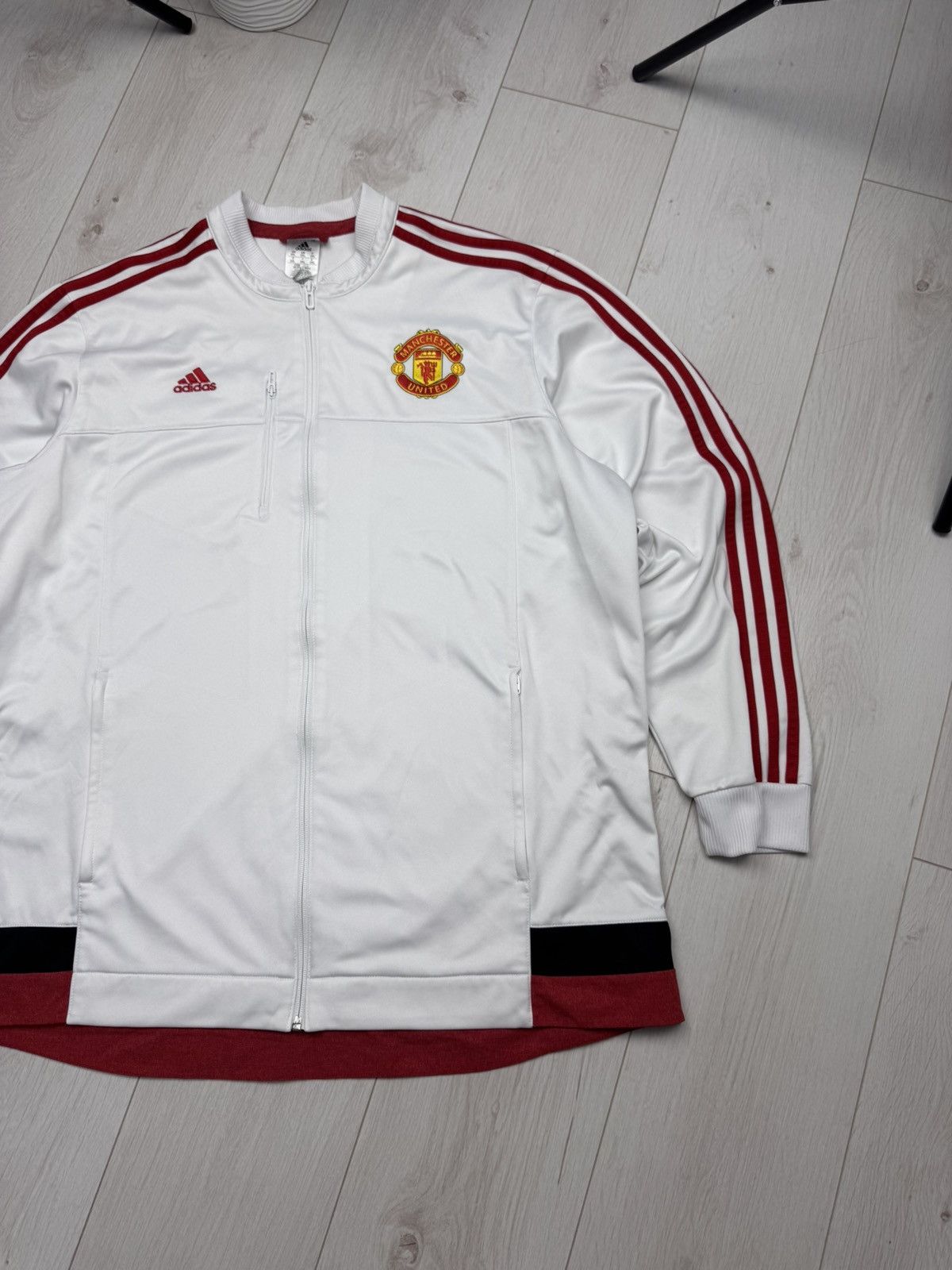 Adidas Nike Manchester United Zip Up Jacket Hoodie Size US XXL / EU 58 / 5 - 3 Thumbnail