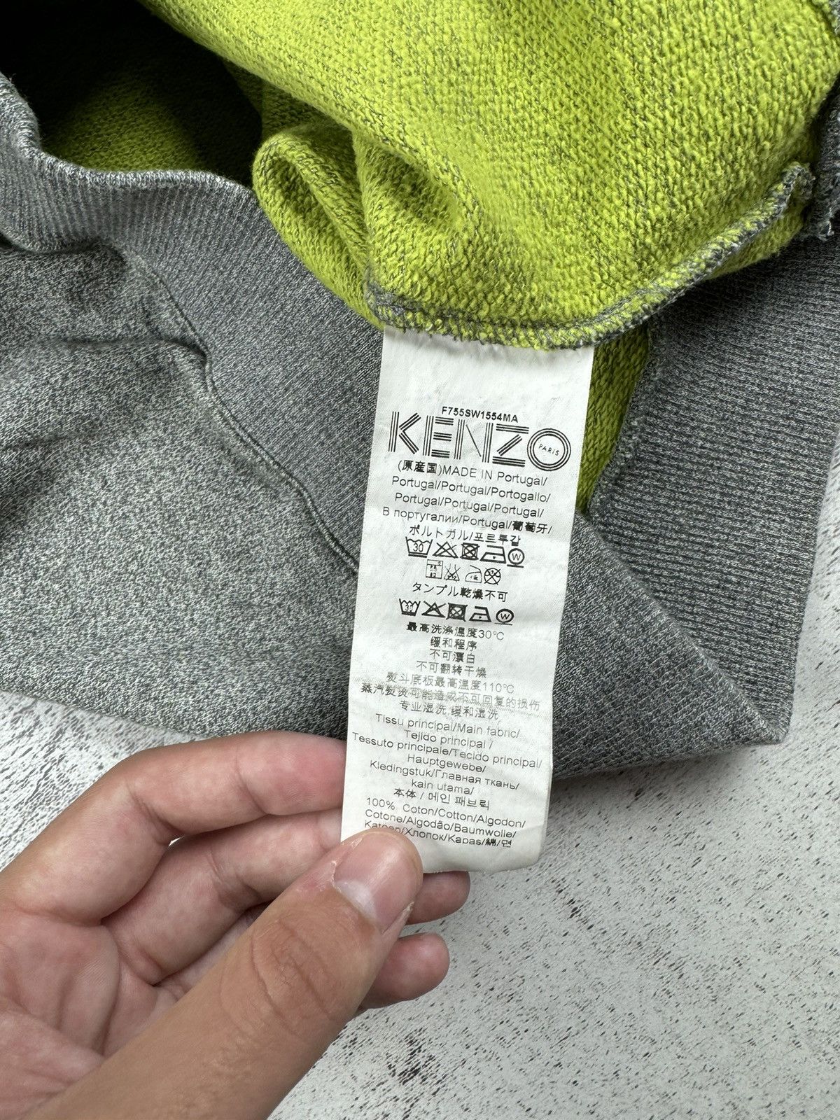 Kenzo Kenzo Paris Grey Melange Knit House Of Reggae Sweatshirt Size US M / EU 48-50 / 2 - 11 Thumbnail