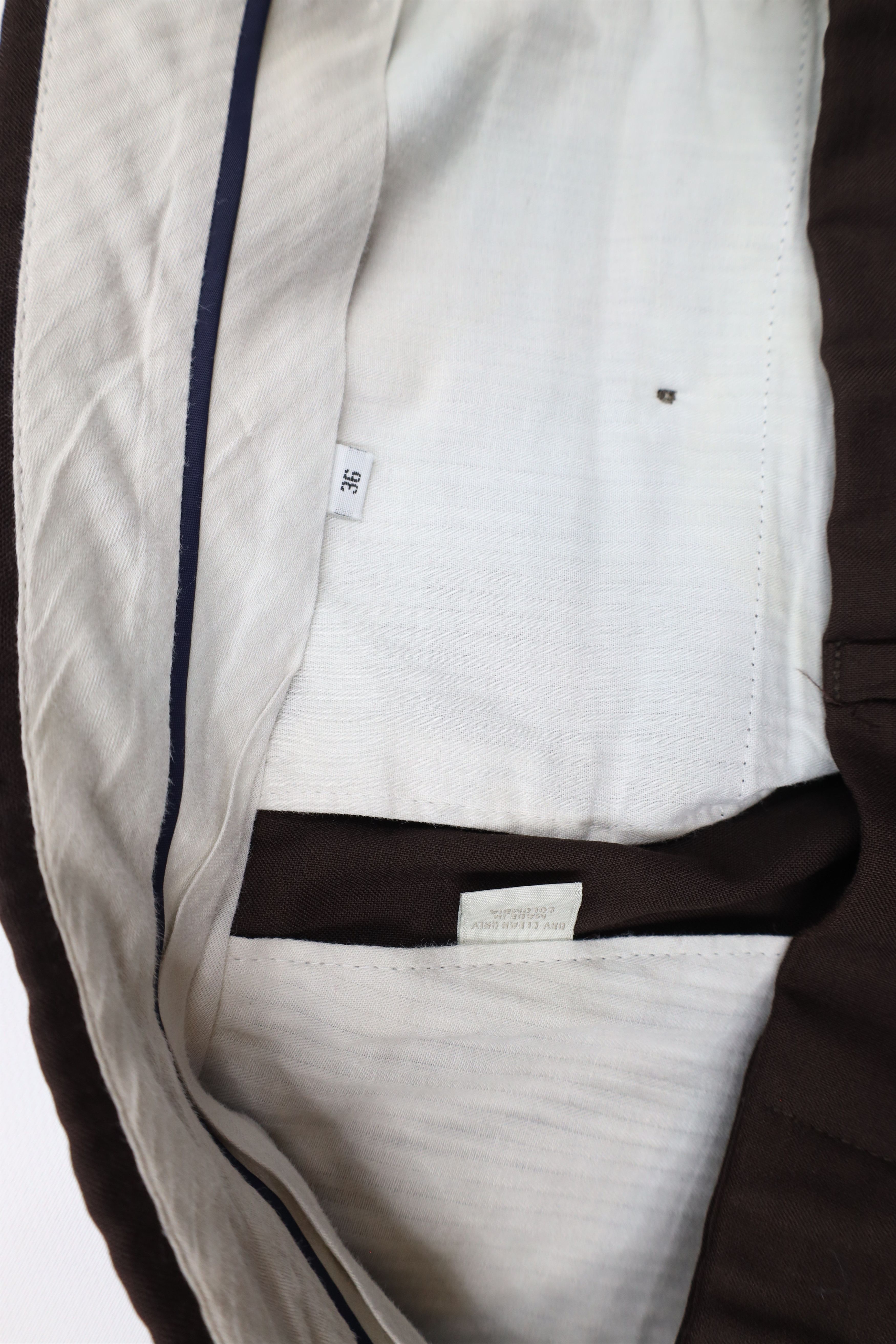 Vintage Vintage 90s Streetwear Pleated Cuffed Wide Leg Chino Pants Size US 36 / EU 52 - 8 Thumbnail