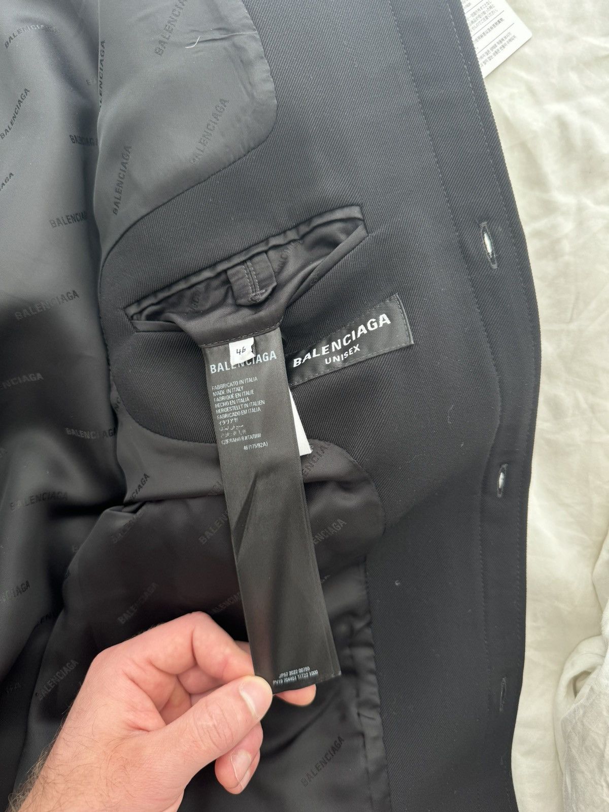 Balenciaga FW22 Lost Tape Wool Twill Overshirt Size US S / EU 44-46 / 1 - 9 Thumbnail