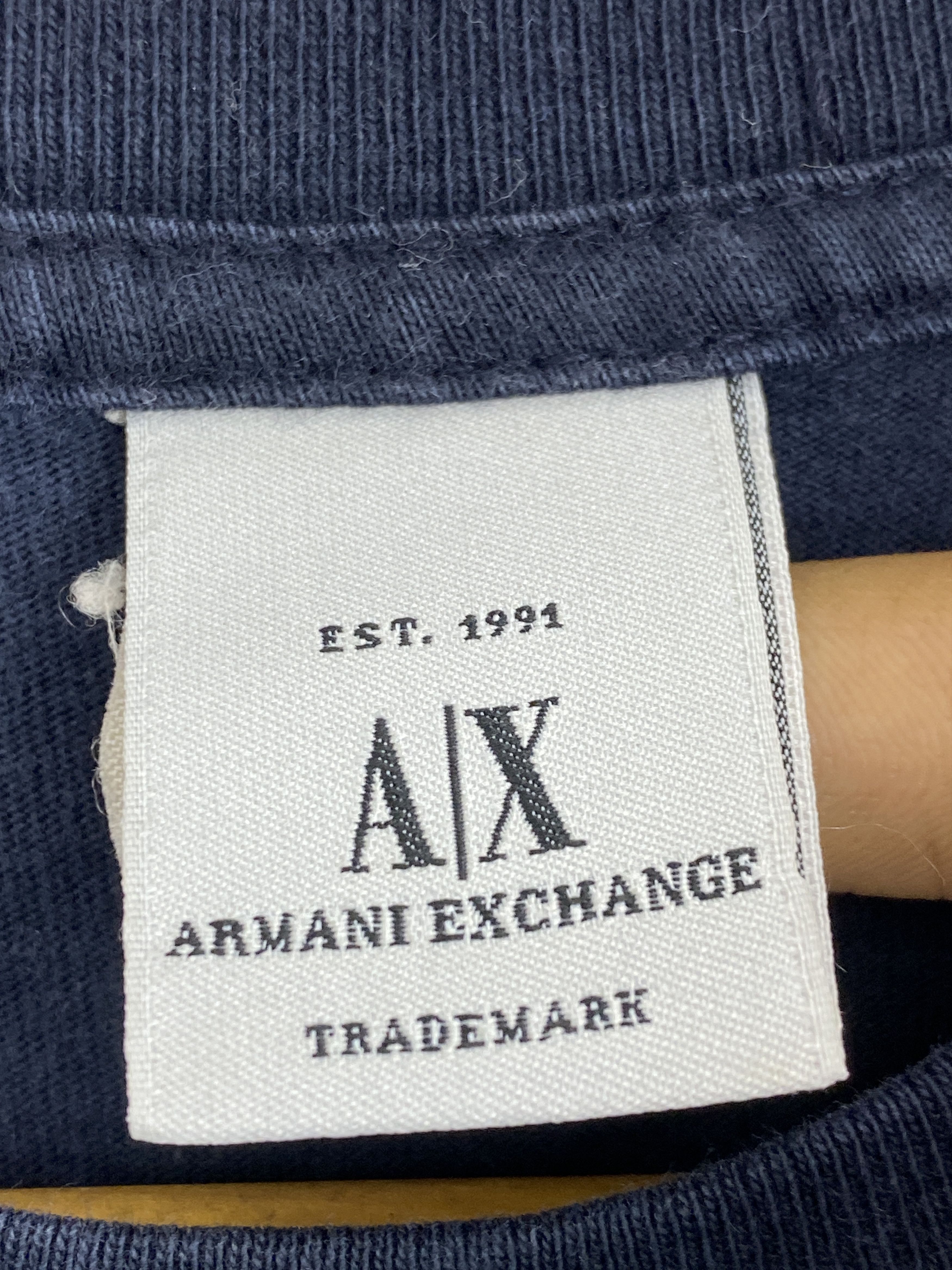 Other Vintage 90s Armani Exchange Made In USA Tee TA0608 Size US S / EU 44-46 / 1 - 5 Thumbnail