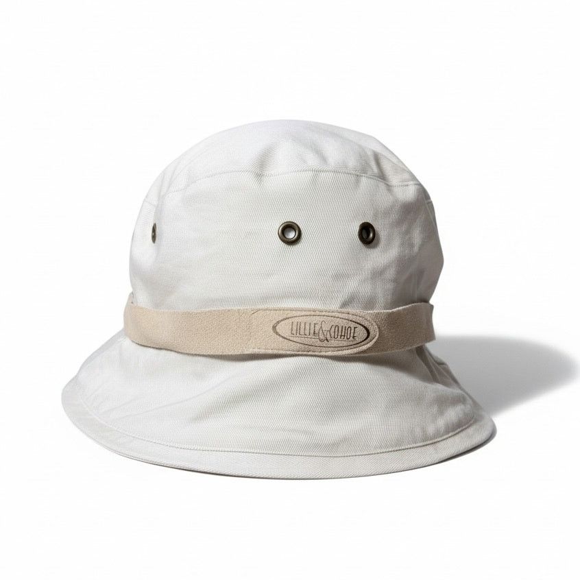 Other Vintage Lilly And Cohoe Off White Tan Canvas Bucket Hat Size ONE SIZE - 1 Thumbnail