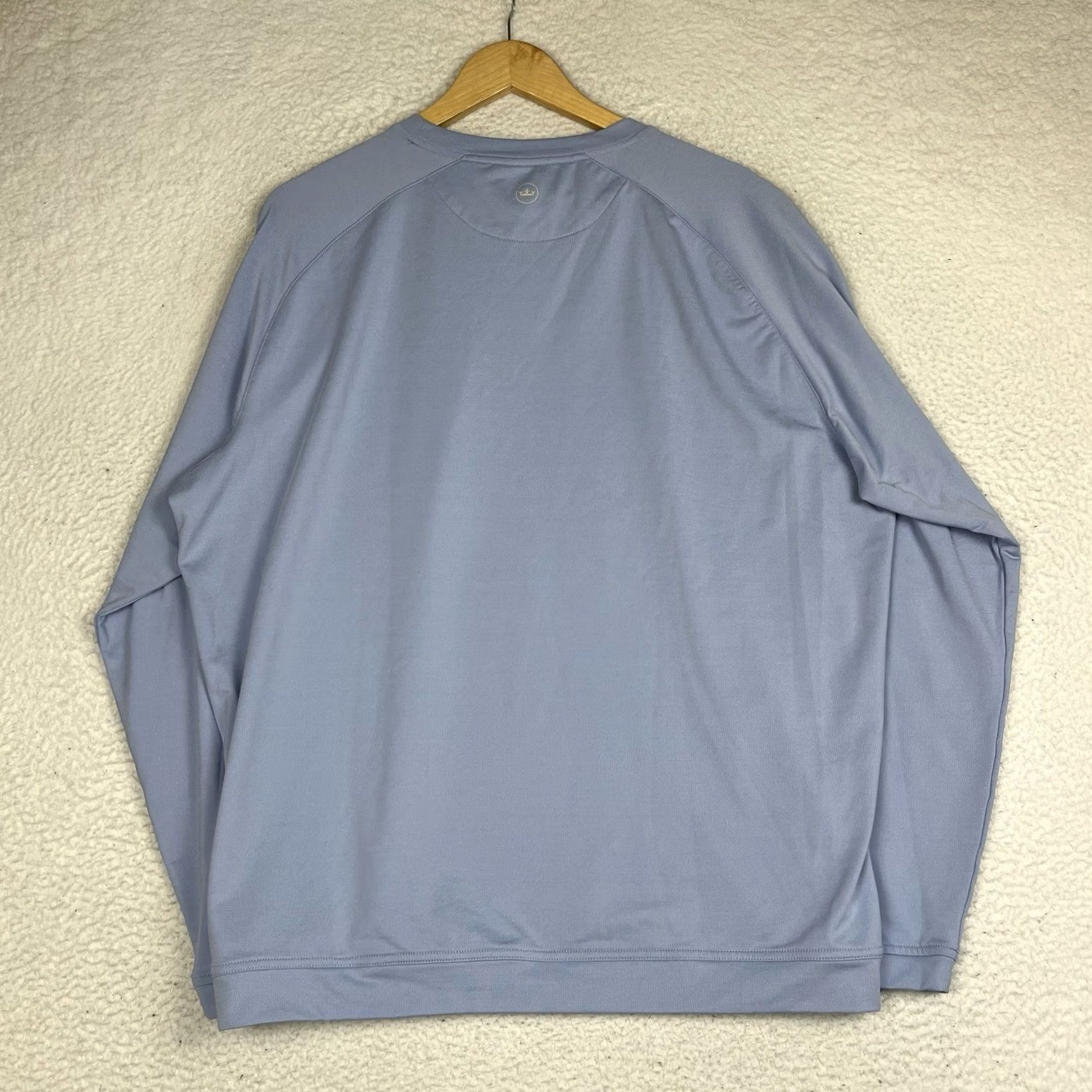 Peter Millar Peter Millar Cradle Performance Crewneck XL Iceberg Blue Stretch Pullover Golf Shirt Men Regular Size XL Blue Size US XL / EU 56 / 4 - 7 Thumbnail