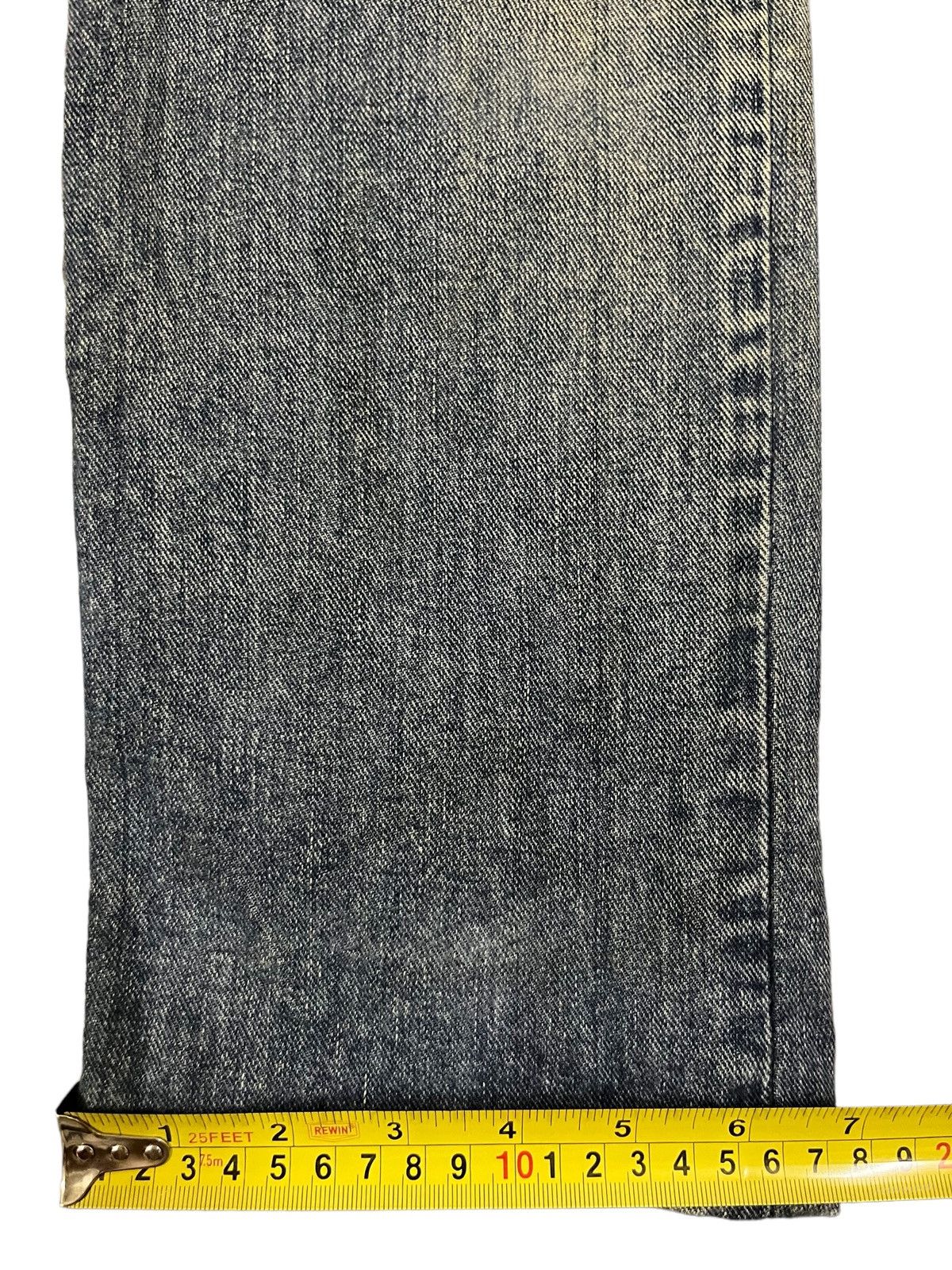 Japanese Brand × Lee Vintage Lee Mud Wash Distressed Straight Cut Classic Jeans Size US 32 / EU 48 - 17 Thumbnail
