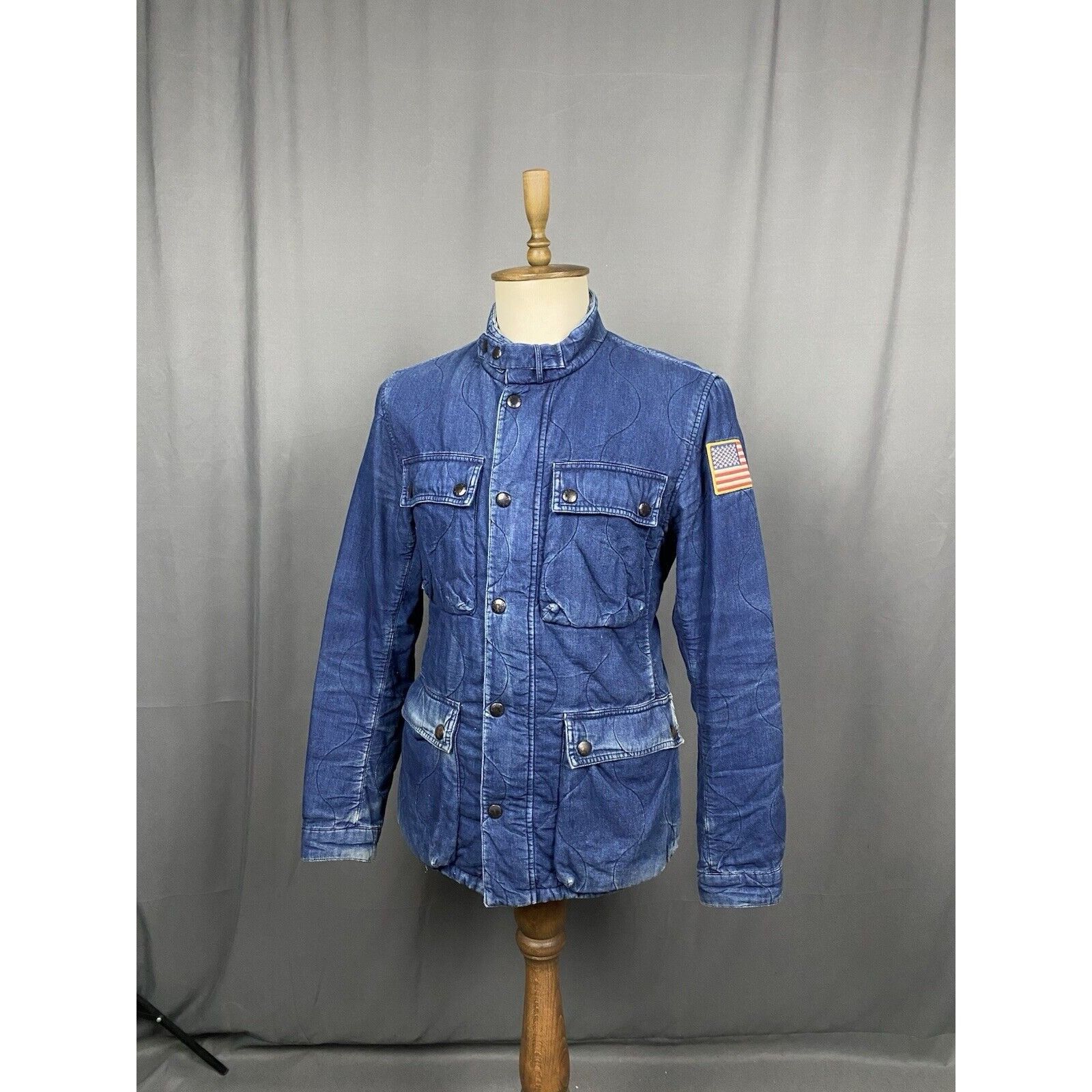 Denim & Supply Ralph Lauren Ralph Lauren Denim&Supply US Flag Blue Multipocket Motorcycl Size US M / EU 48-50 / 2 - 4 Thumbnail