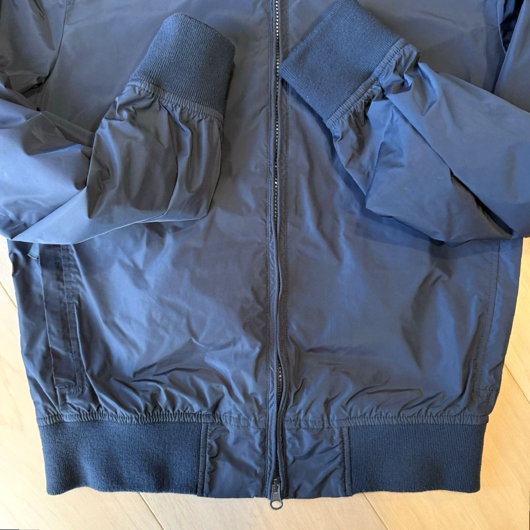 Aspesi Aspesi Swing Jacket S Blue Lightweight Microfiber Nylon Lining Zipper Button Collared Short Jacket Coat Men Vintage No Size US S / EU 44-46 / 1 - 5 Thumbnail