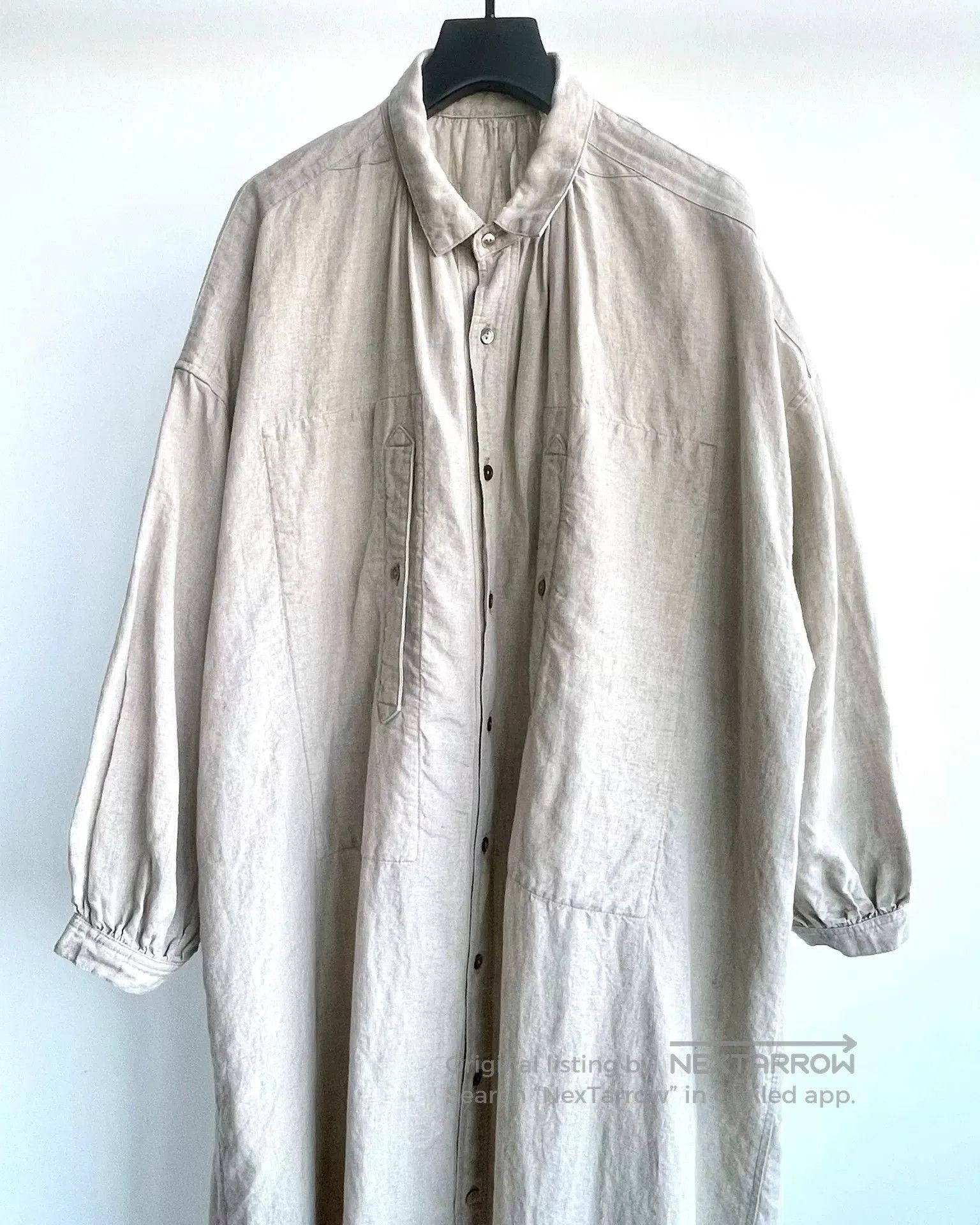 Other Lithuanian Linen Long Coat by NestRobe. Size M / US 6-8 / IT 42-44 - 3 Thumbnail