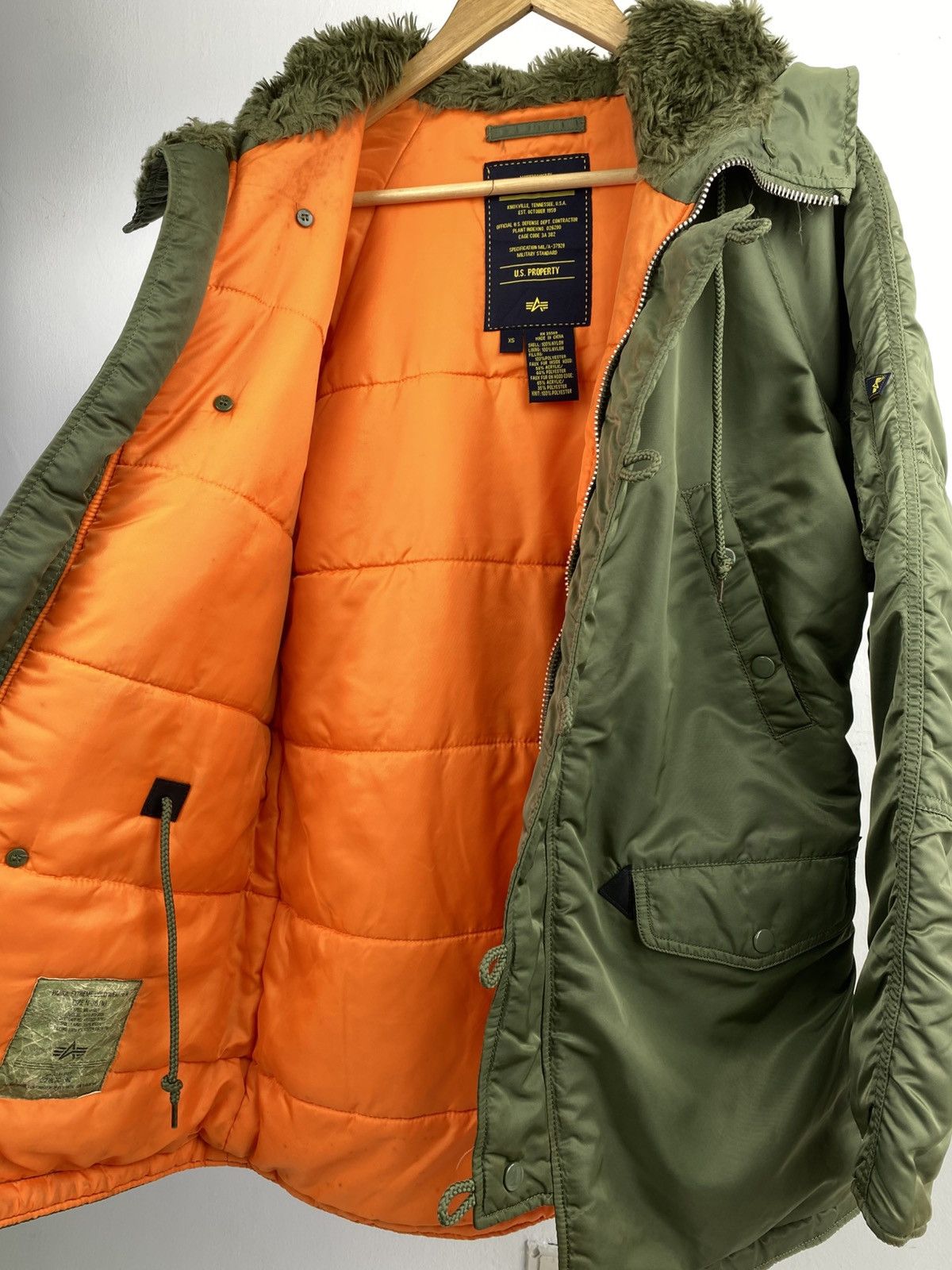 Alpha Industries 2000’s Alpha Industries N3-B Hooded Parka Size US XS / EU 42 / 0 - 13 Thumbnail