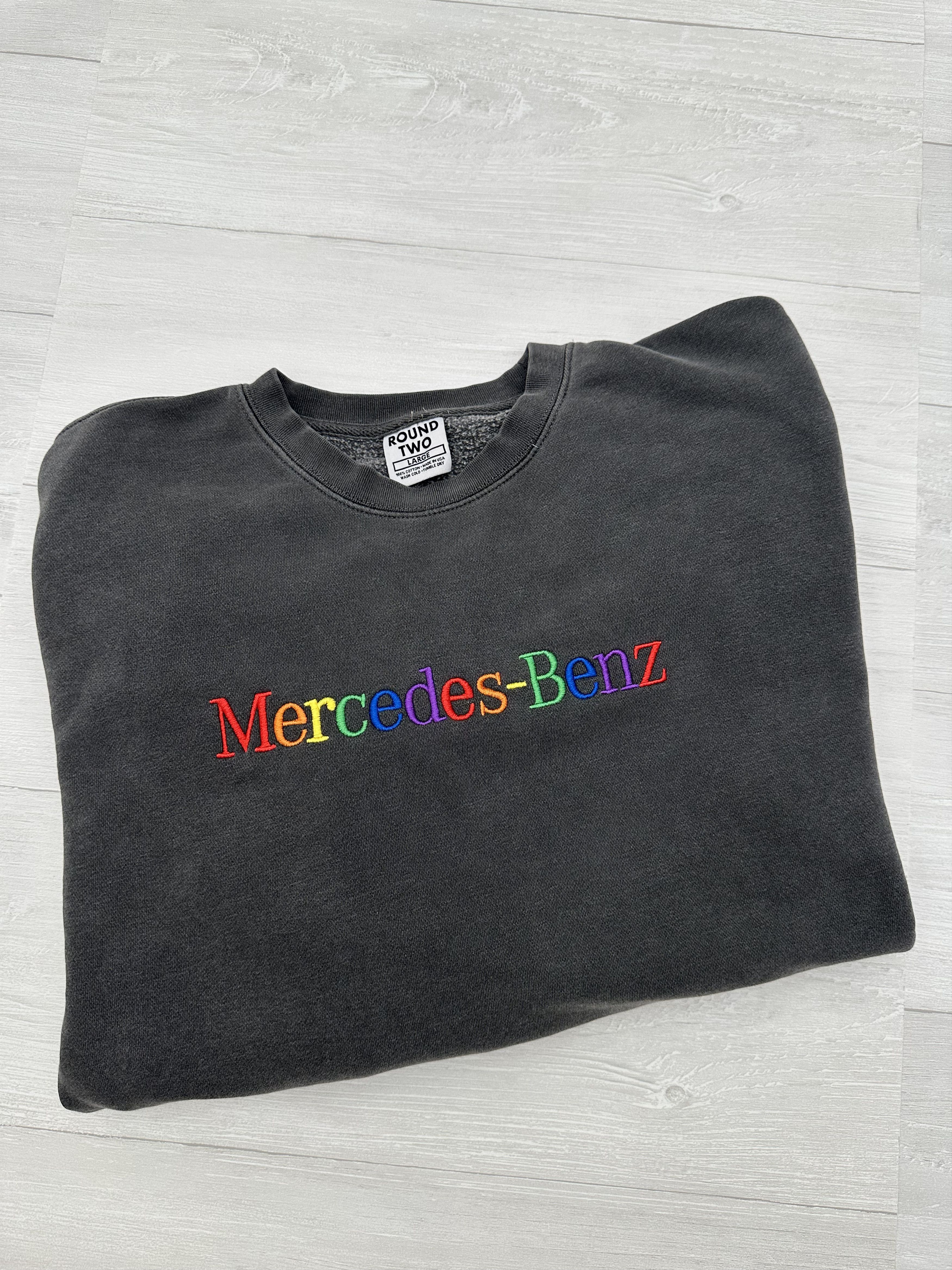 Round two mercedes online benz crewneck