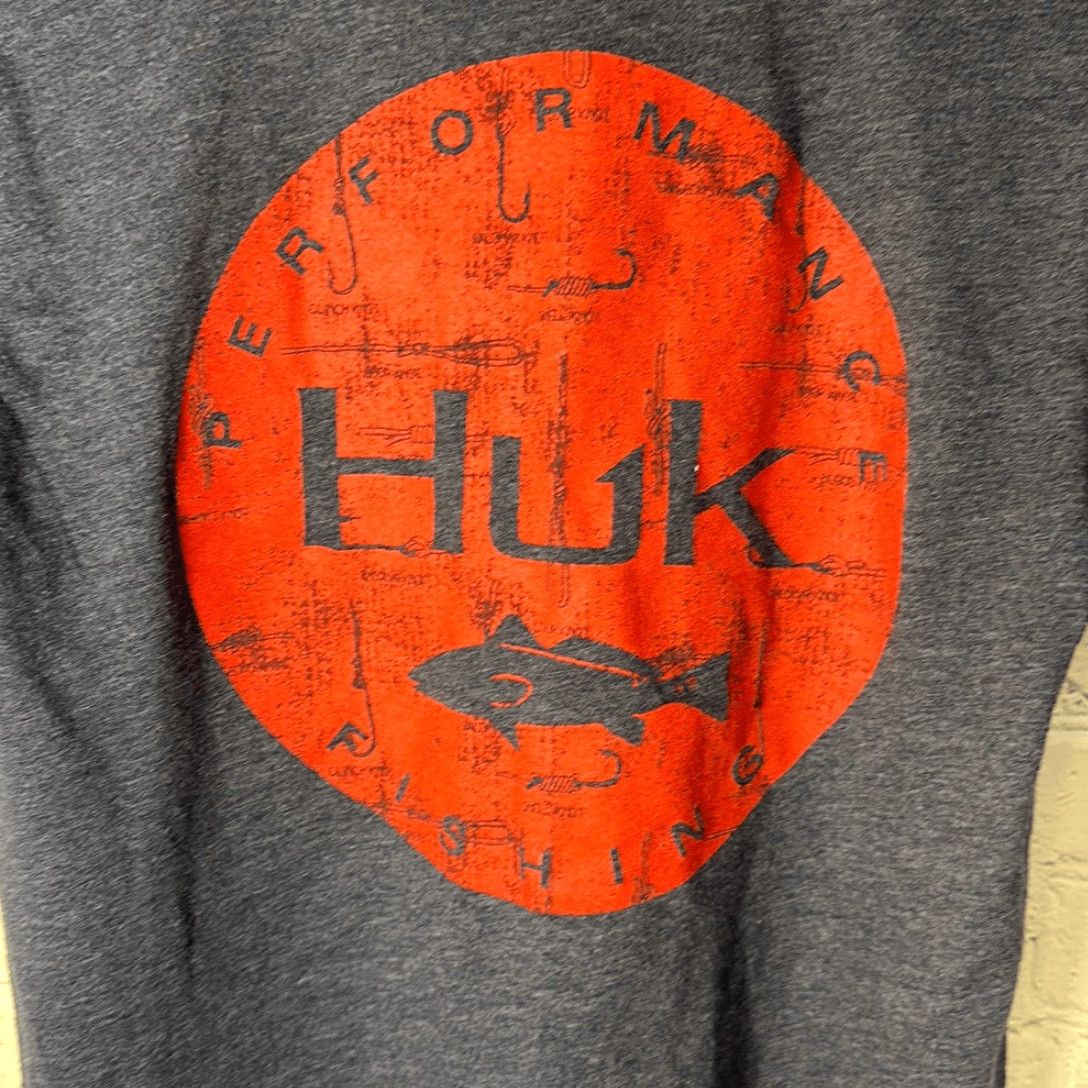 Vintage VINTAGE Huk Fishing Gray Short Sleeve T-Shirt Size S Small Mens Shirt Gray Fish Theme 90s Size US S / EU 44-46 / 1 - 2 Thumbnail
