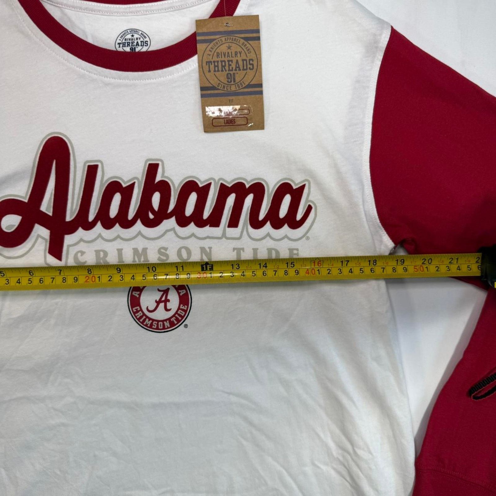 Other Alabama Crimson Tide long sleeve shirt in white and red Size US M / EU 48-50 / 2 - 2 Thumbnail