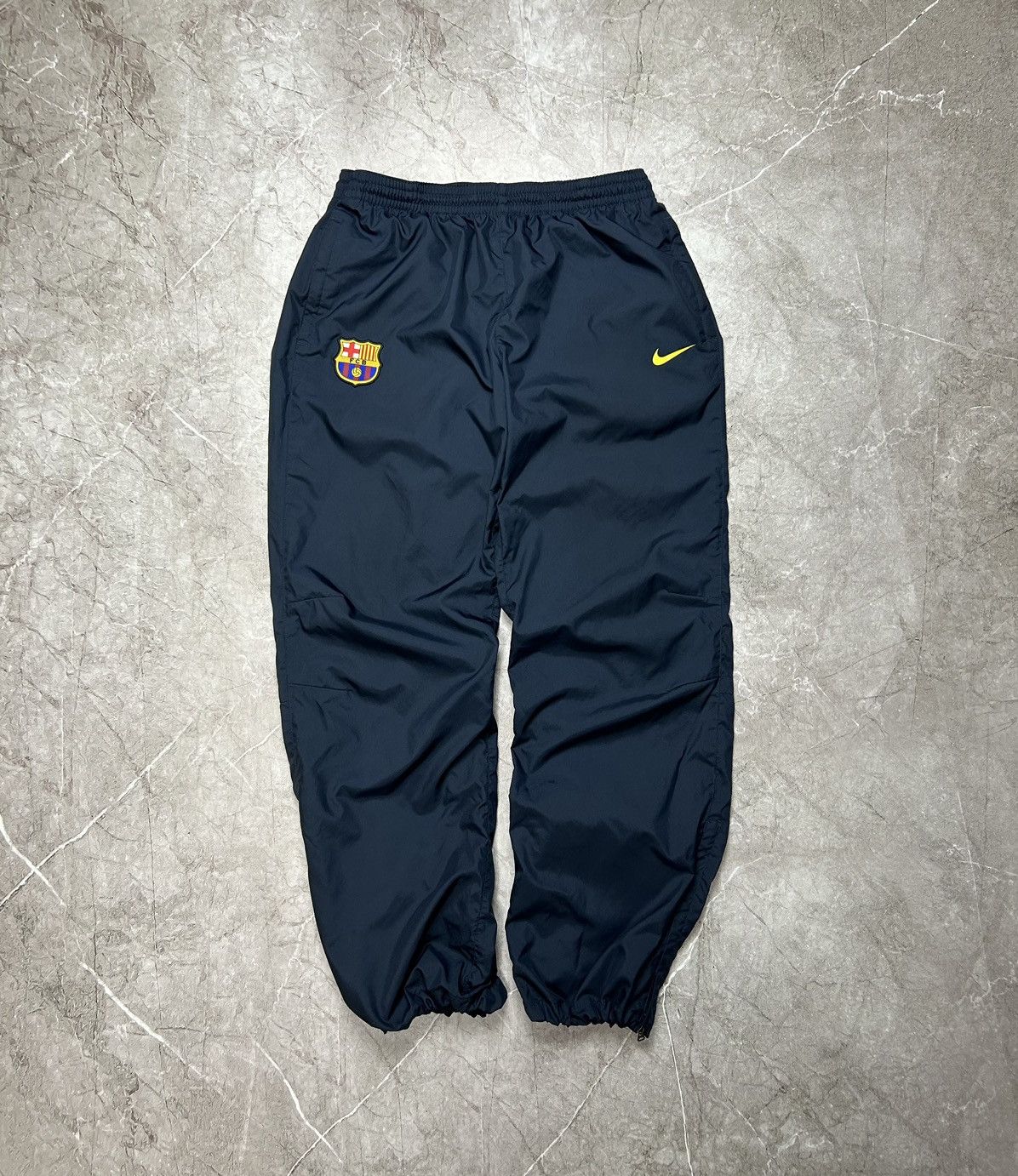 Vintage 90s F. C. Barcelona Nike Soccer Pants Rare Y2K size
