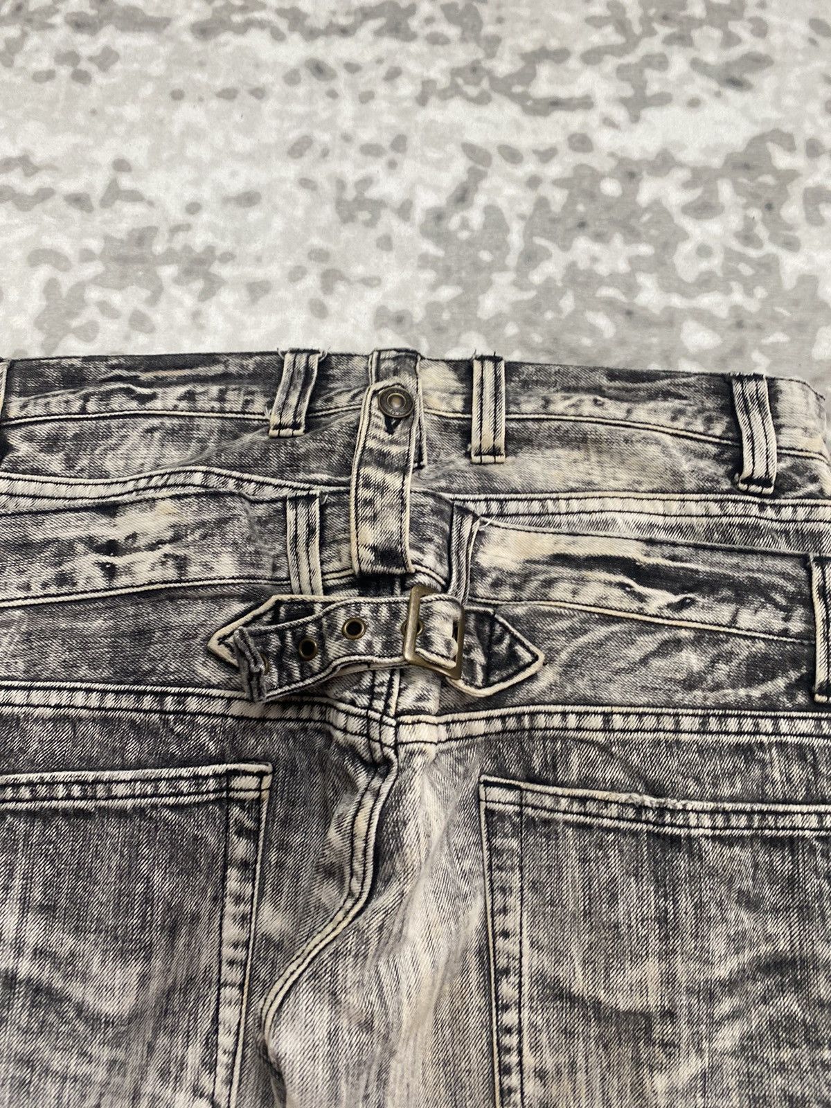 Japanese Brand 2000s JAPAN DOUBLE WAIST JEANS DENIM PUNK GRUNGE LGB Size US 32 / EU 48 - 11 Thumbnail