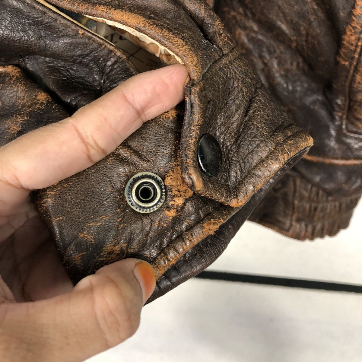 Japanese Brand 📌Vintage Riot Leather Jacket Blanket Atsukawa Issey Miyake Size US M / EU 48-50 / 2 - 20 Thumbnail