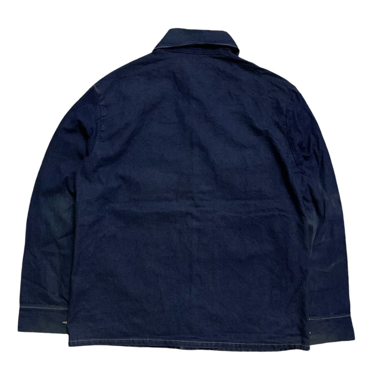 Vintage 💥Vintage Usa Denim Chore Jacket Size US L / EU 52-54 / 3 - 4 Thumbnail