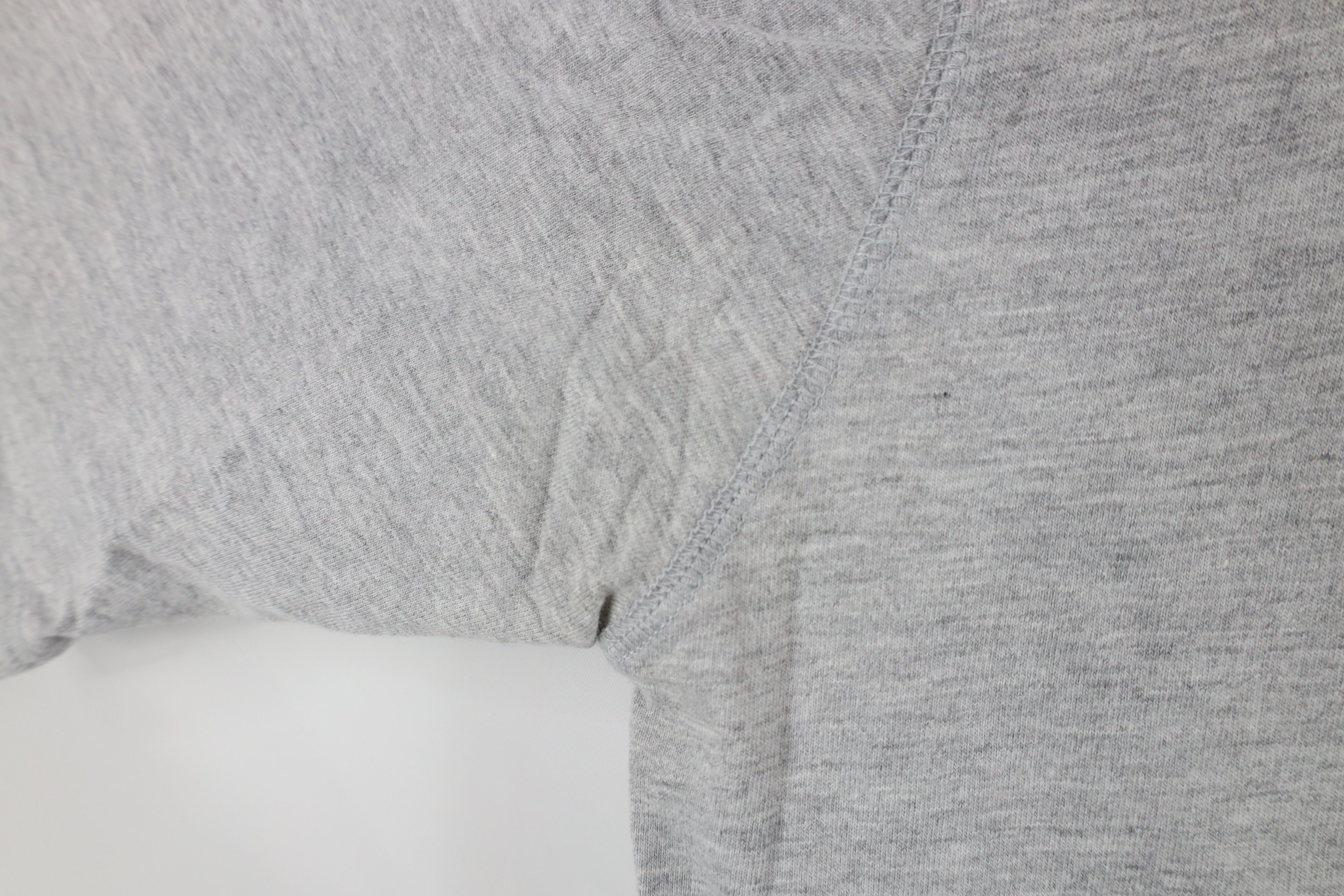 Vintage Vintage 90s Streetwear Blank Henley T-Shirt Gray Cotton Size US M / EU 48-50 / 2 - 6 Thumbnail