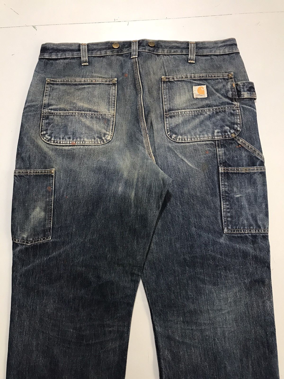 Carhartt Vintage Carhartt repaired double knee workwear denim Size US 38 / EU 54 - 11 Thumbnail