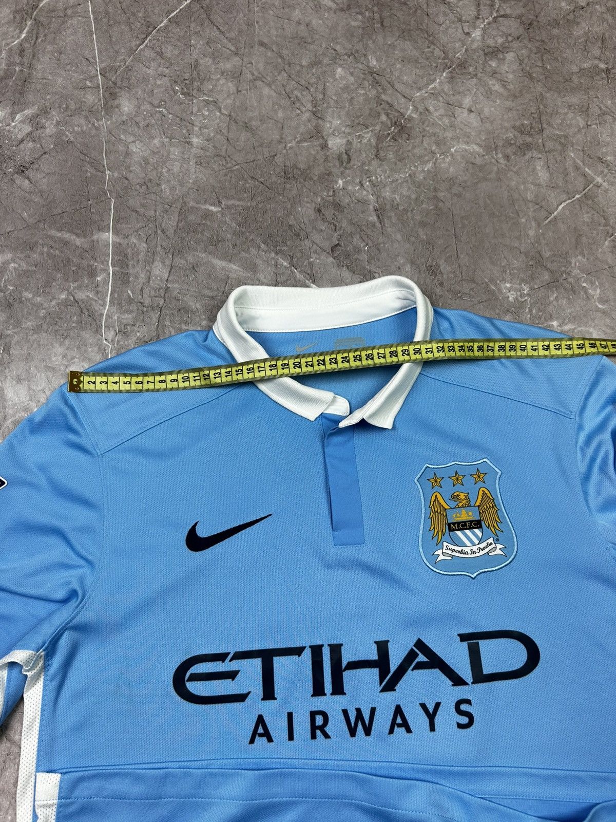 Nike Nike Manchester City De Bruyne 2017/18 home Long Sleeve Size US M / EU 48-50 / 2 - 16 Thumbnail