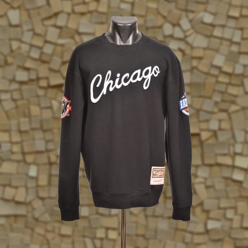 Mitchell & Ness MITCHELL NESS Chicago Bulls 20th Anniversary 1st Championship Sweatshirt L Black MENS Shirts Size US L / EU 52-54 / 3 - 1 Thumbnail