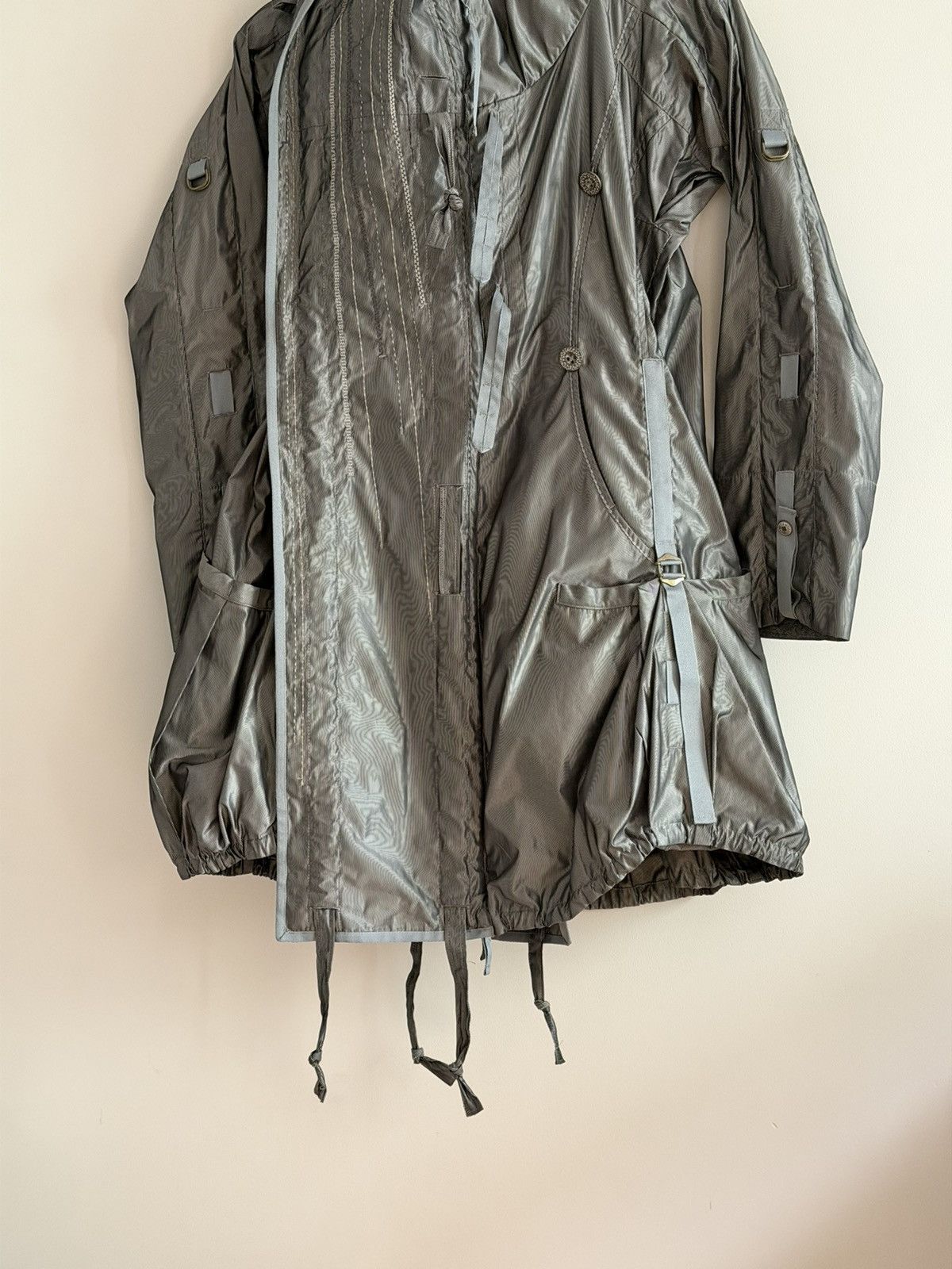 Japanese Brand Marithé François Girbaud Tech Hooded Jacket Size S / US 4 / IT 40 - 3 Thumbnail