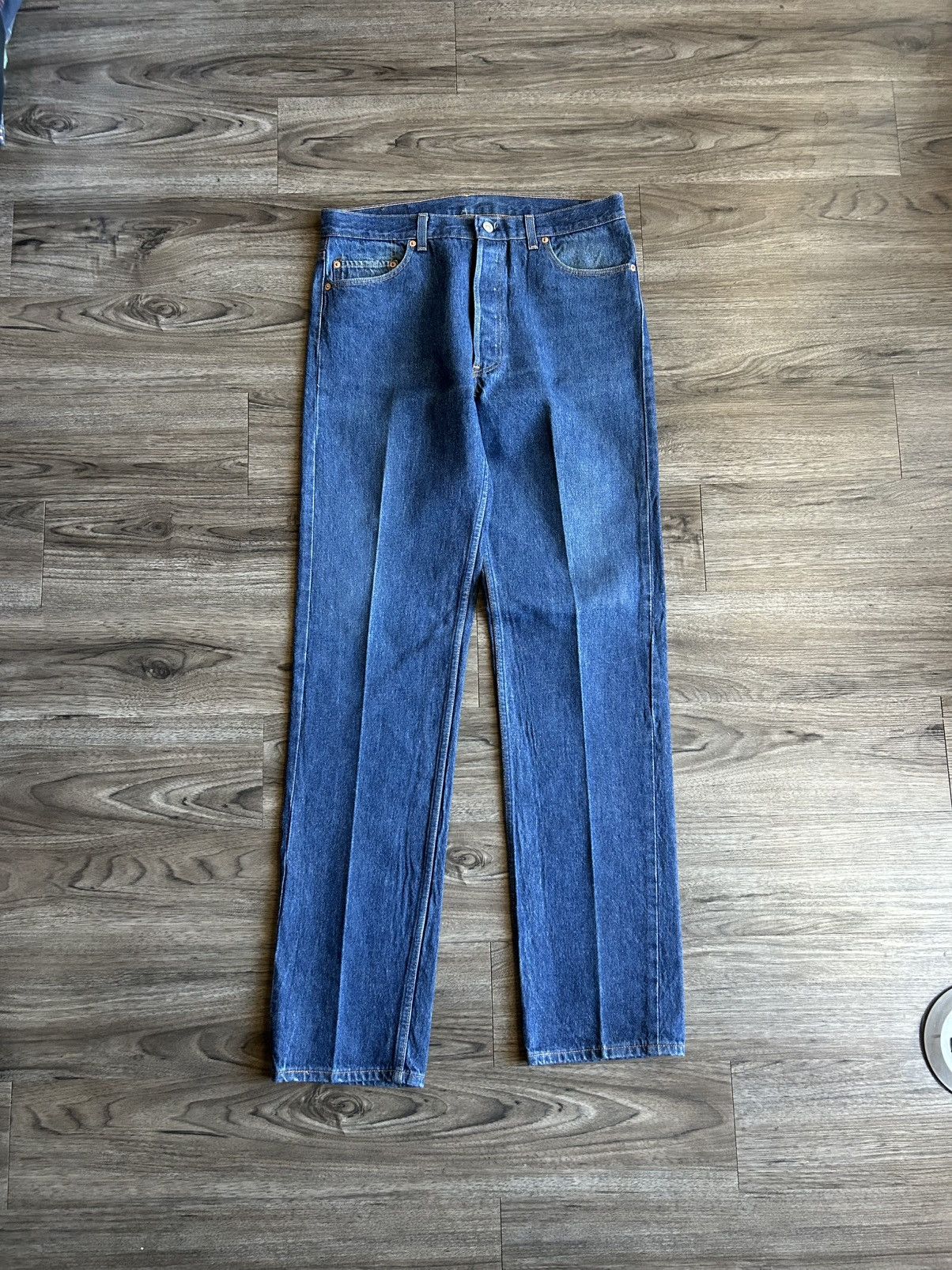 Levi's 90s Vintage Levi's Baggy Pleated Wide Leg Silver Tab Jeans