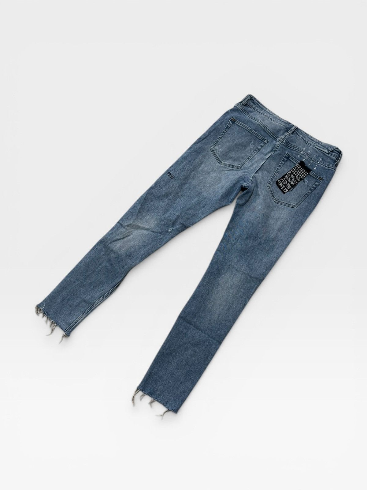 Ksubi Ksubi Distressed Denim Jeans Size US 32 / EU 48 - 4 Thumbnail