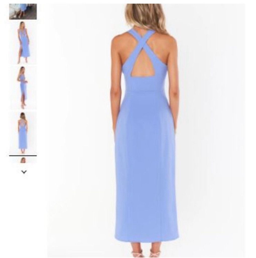 Show Me Your MuMu Women's show me Your MuMu Luca Periwinkle Dress L Size L / US 10 / IT 46 - 2 Thumbnail