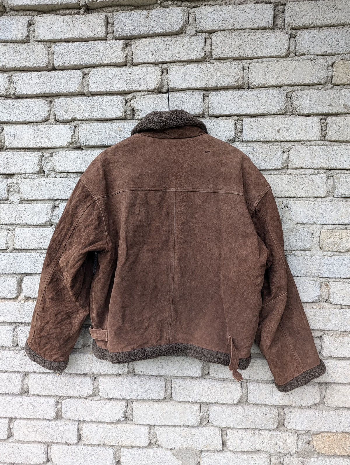 Vintage Sea Hop Leather Garment Sherpa Jacket Size US M / EU 48-50 / 2 - 7 Thumbnail