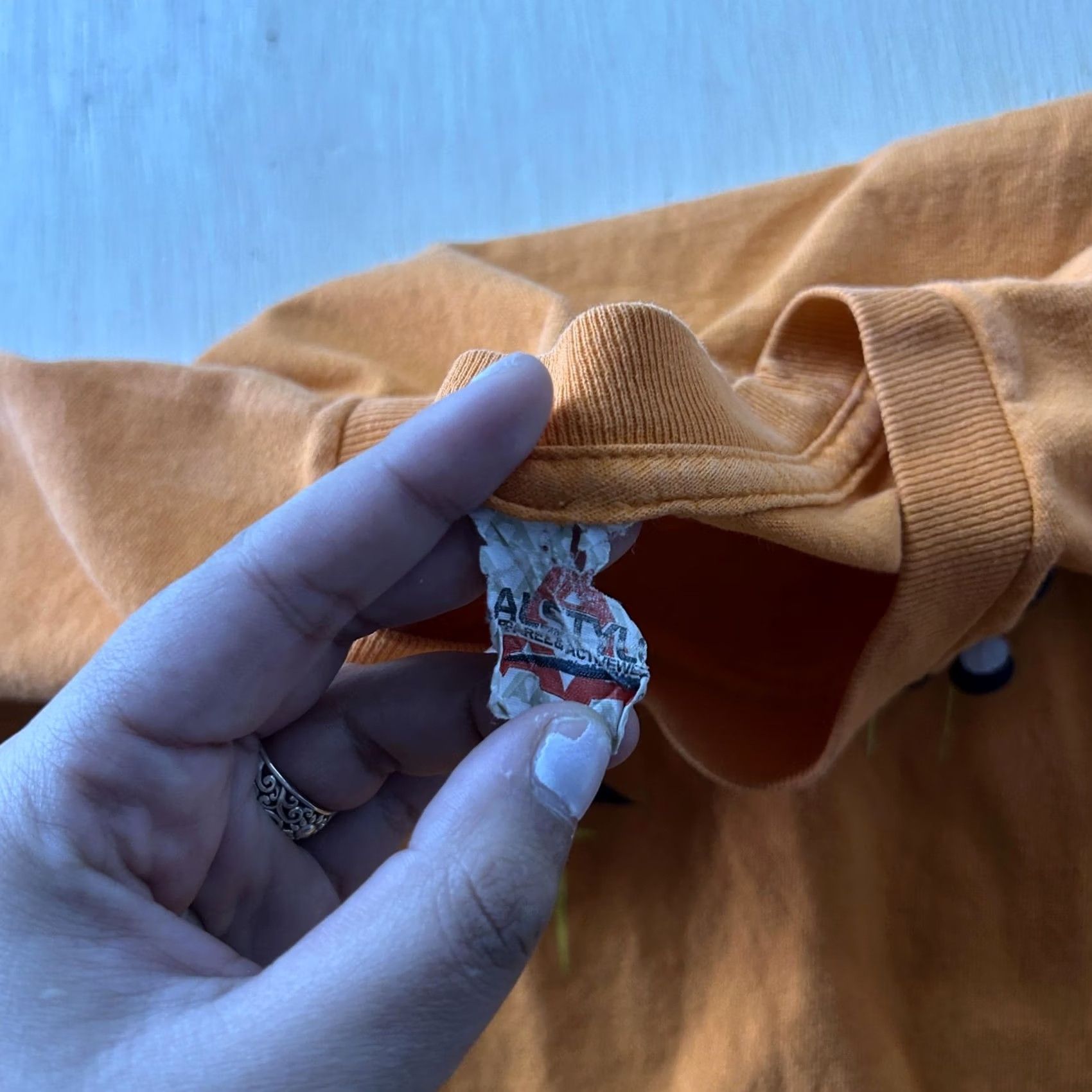 Vintage Y2K This Is My Costume Whats Your Excuse Shirt Mens Medium Orange Halloween Tee Size US M / EU 48-50 / 2 - 3 Thumbnail