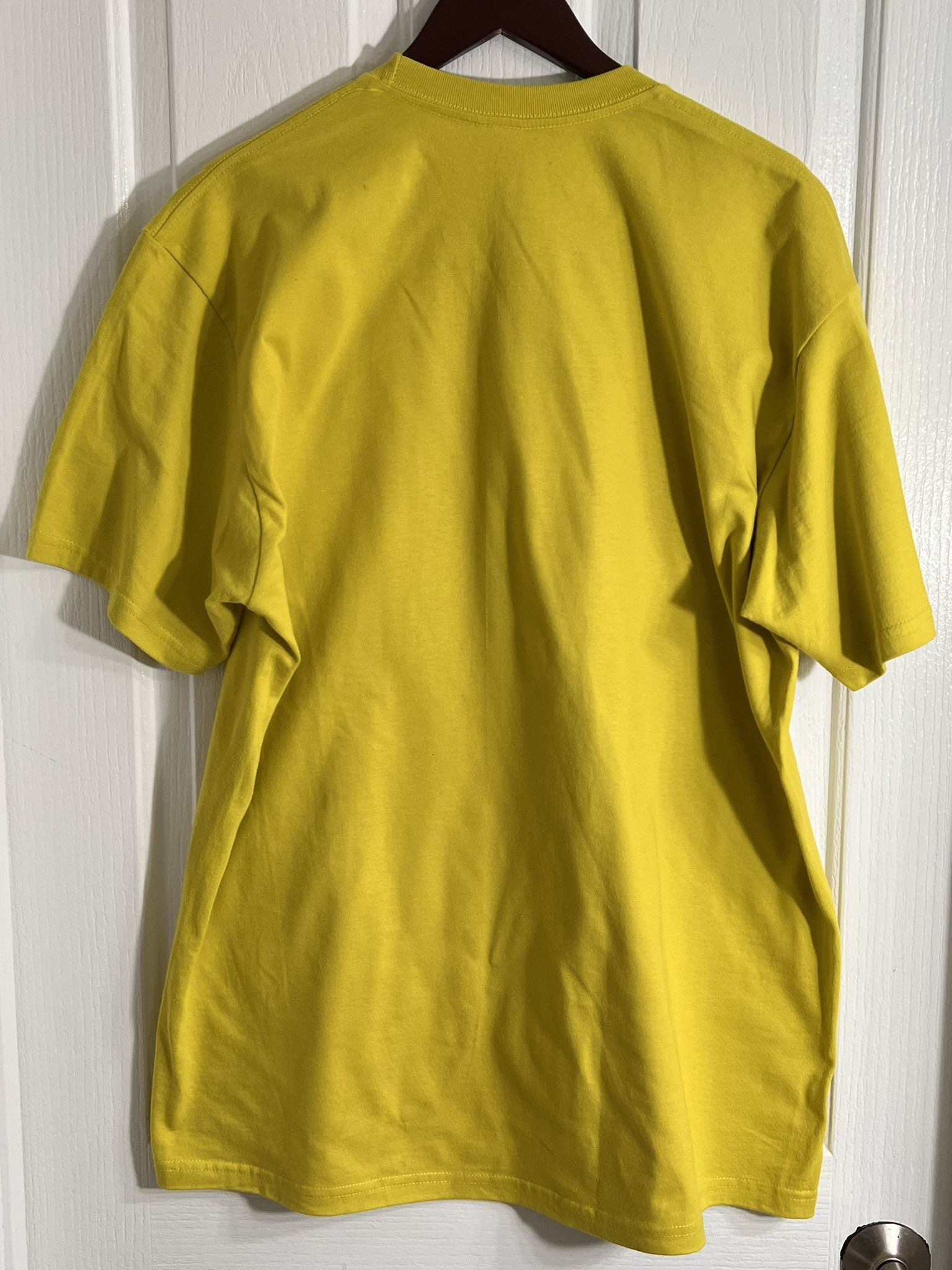Supreme SUPREME Dragon Tee Short Sleeve Shirt Yellow XL SS20 Size US XL / EU 56 / 4 - 4 Thumbnail