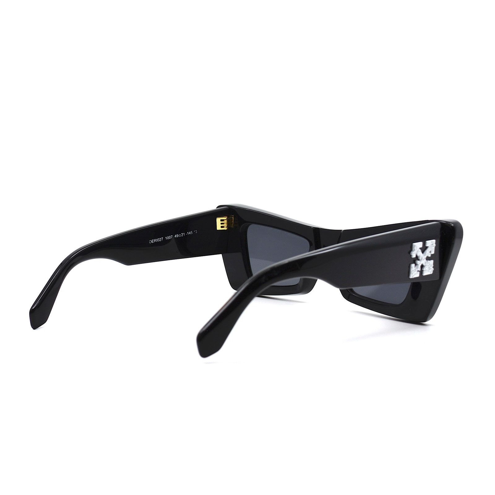 Off-White NEW! OFF-WHITE ACCRA OER1027 1007 BLACK GREY SUNGLASSES Size ONE SIZE - 6 Thumbnail