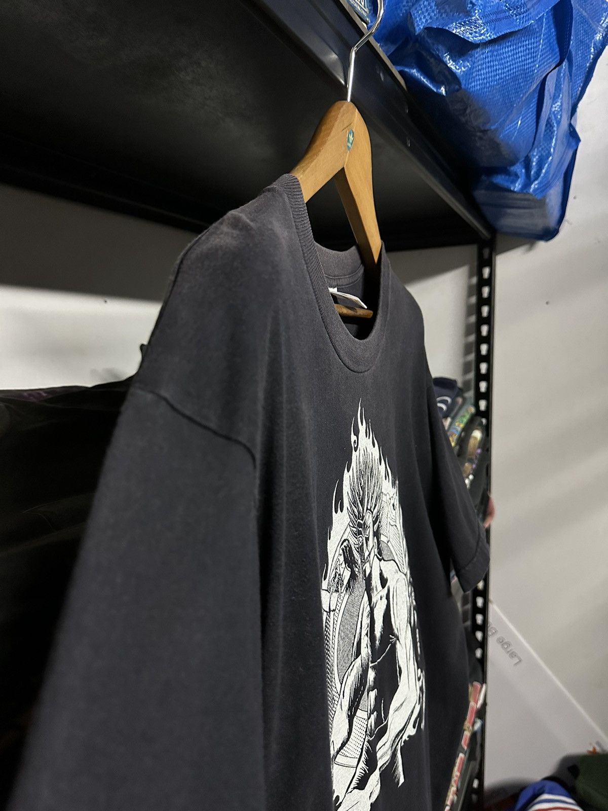Anime × Vintage Vintage 90s Anime Japan Strongest Man On Earth Sun Faded Tee Size US L / EU 52-54 / 3 - 8 Thumbnail