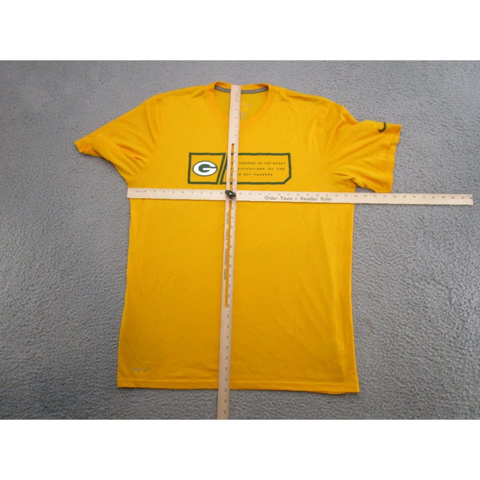 Nike Nike Dri Fit On Field Gold Shirt NFL Mens XL Football Green Bay Packers Size US XL / EU 56 / 4 - 5 Thumbnail