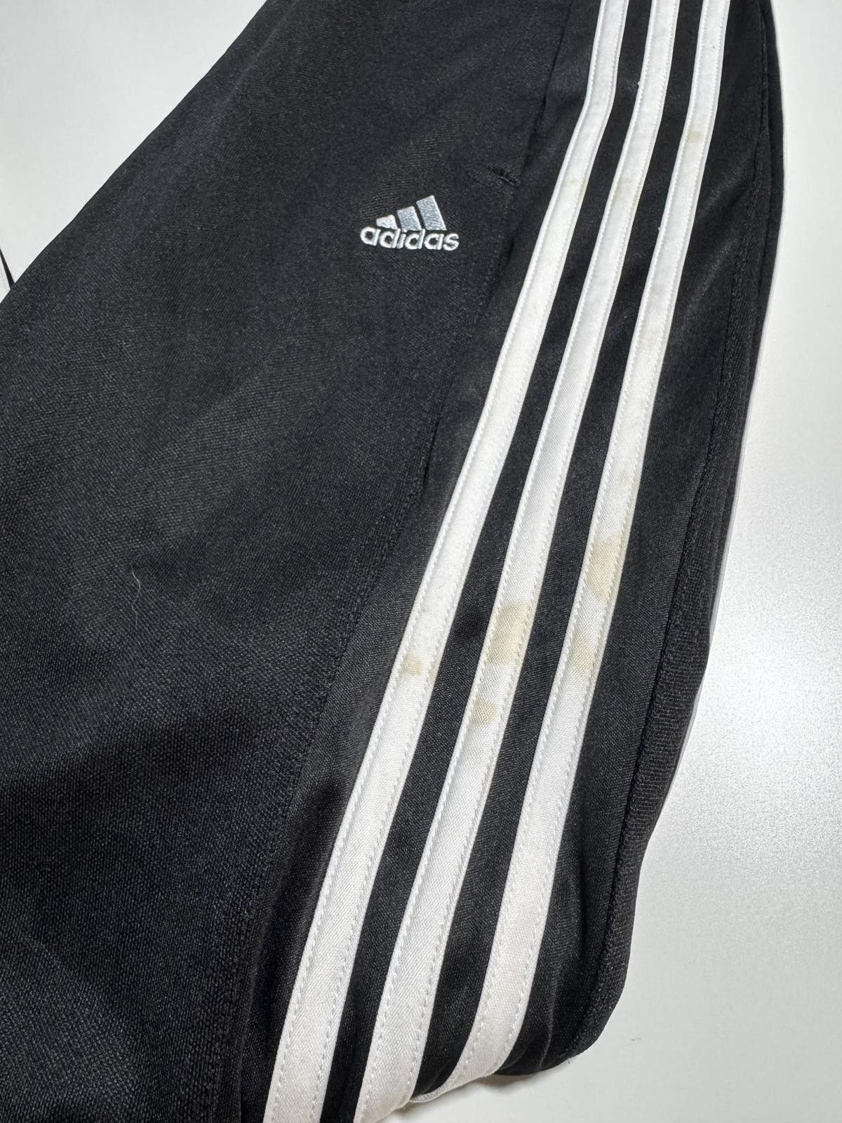 Adidas Adidas Black Track Pants with White Stripes Size US 30 / EU 46 - 2 Thumbnail