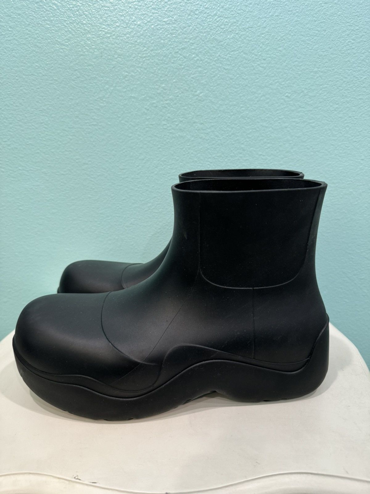 Bottega Veneta Black Puddle Boots