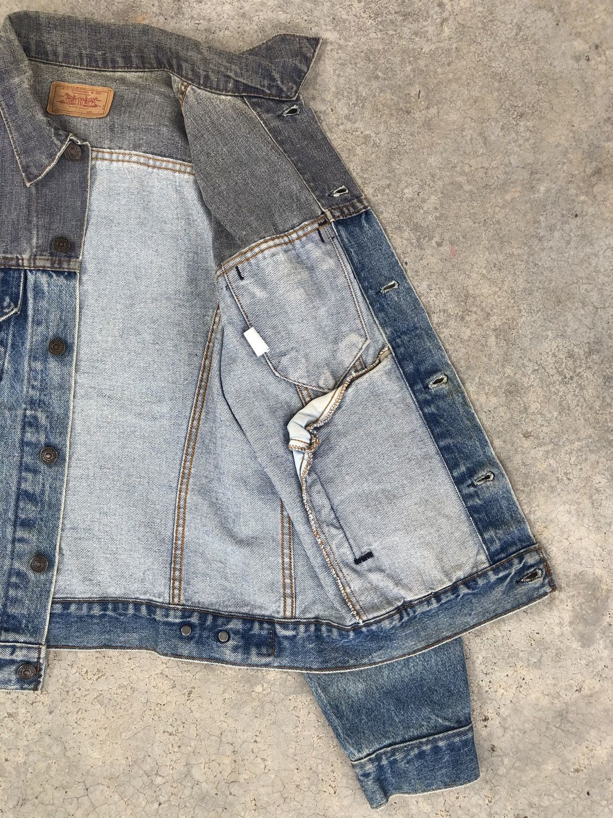 Levi's Vintage 80’s Levi’s Denim Jacket Distressed Jeans Size US M / EU 48-50 / 2 - 7 Thumbnail