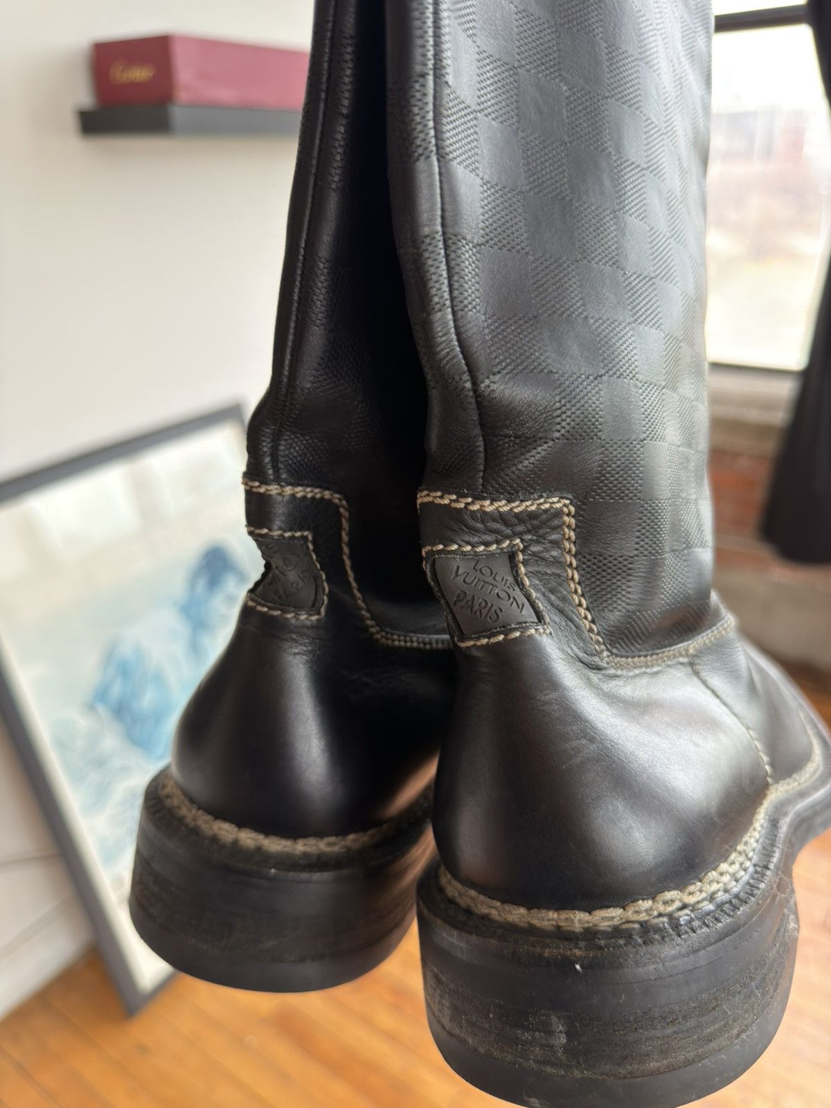 Louis Vuitton Mens Leather louis Vuitton Boots Size US 11 / EU 44 - 8 Thumbnail