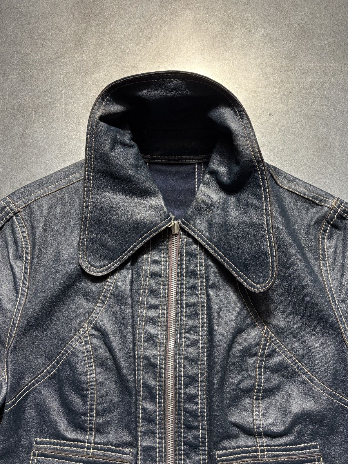 Vintage True Vintage Ricky Jacket Reversible Crop Two Tone Trucker Size US XS / EU 42 / 0 - 20 Thumbnail